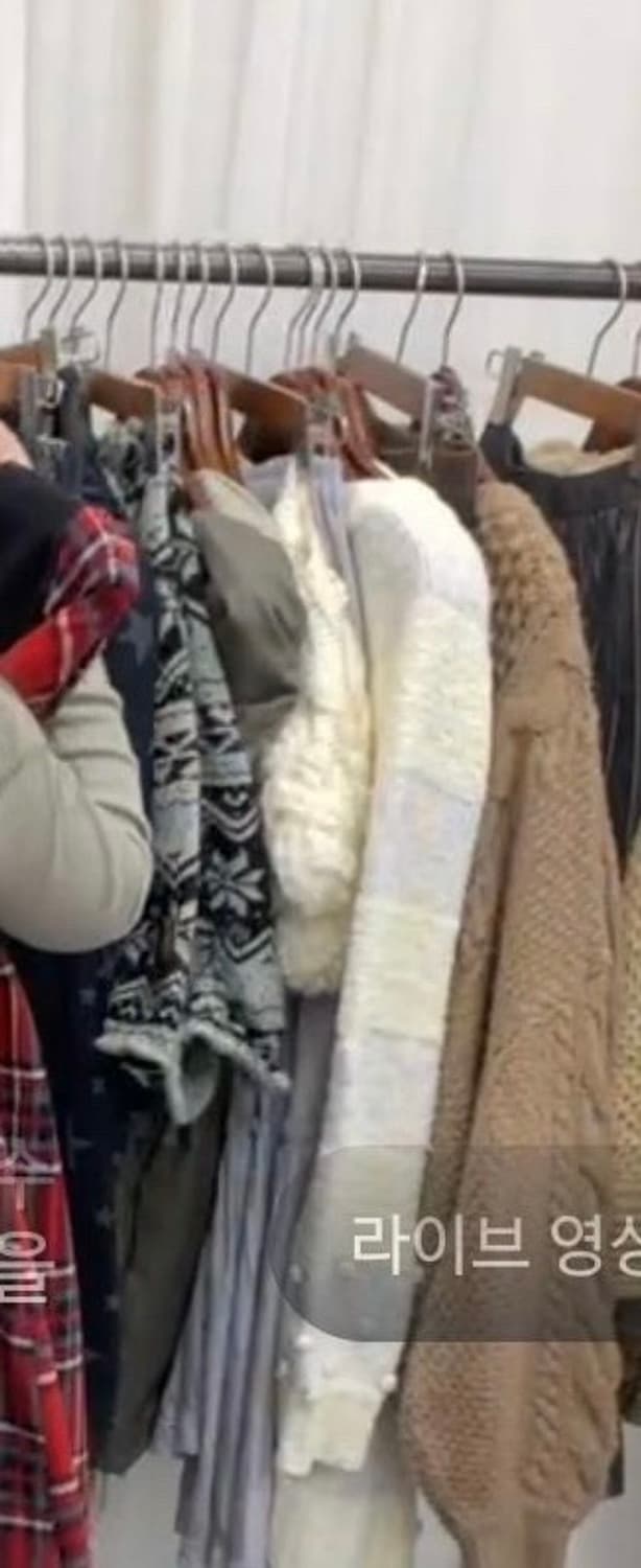 도트탑&레드가디건 상품이미지2