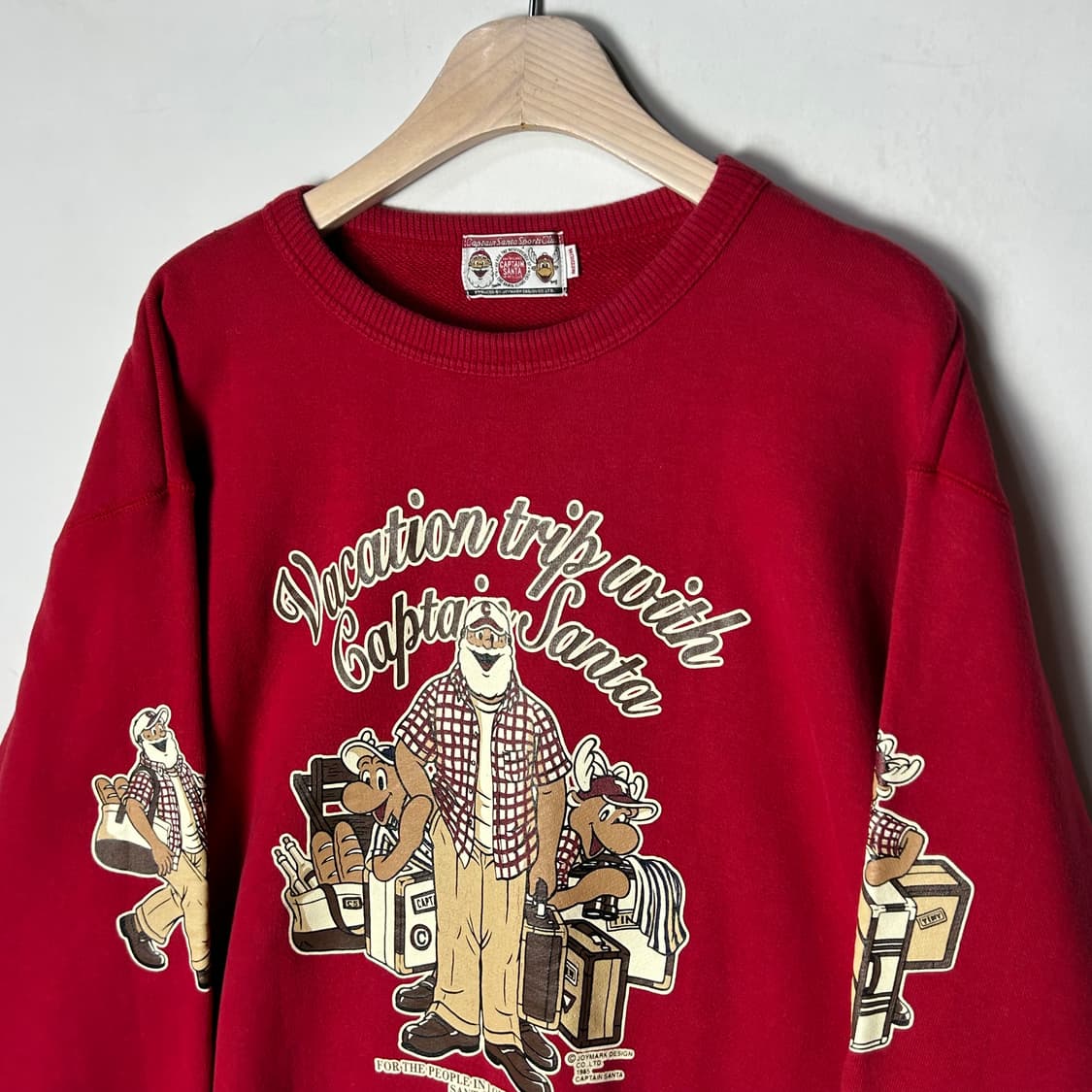 [CAPTAIN SANTA] 80s 캡틴산타 프린팅 맨투맨 상품이미지3