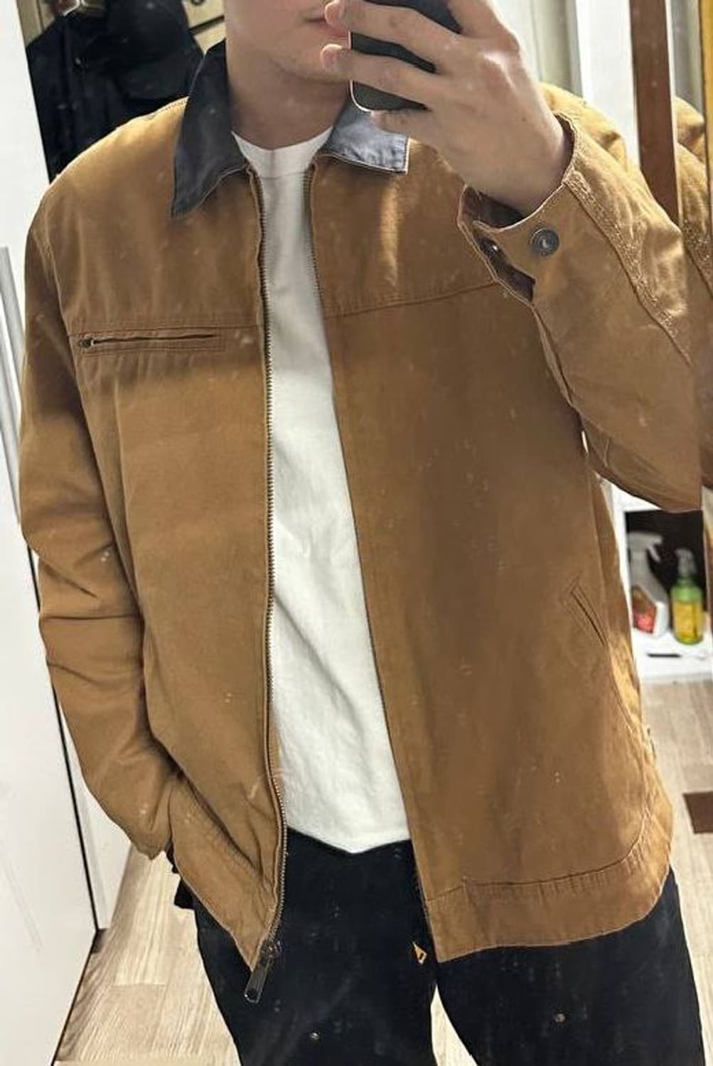  (카하트 디트로이트) 자라 브라운 코듀로이 자켓 상품이미지2