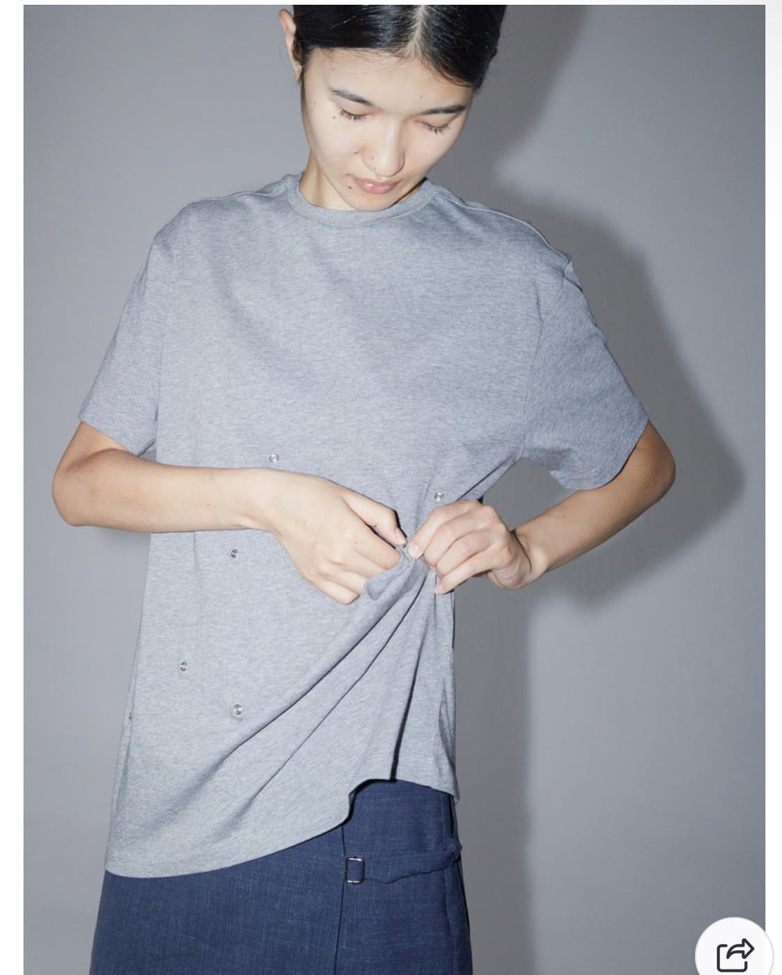 팔로마울 클릭 스냅버튼 티셔츠  xs 상품이미지2