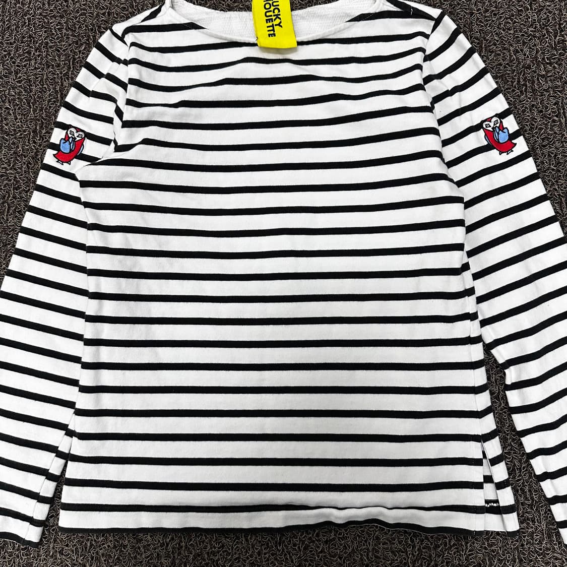 럭키슈에뜨 스트라이프 여성 긴팔티셔츠 상품이미지3