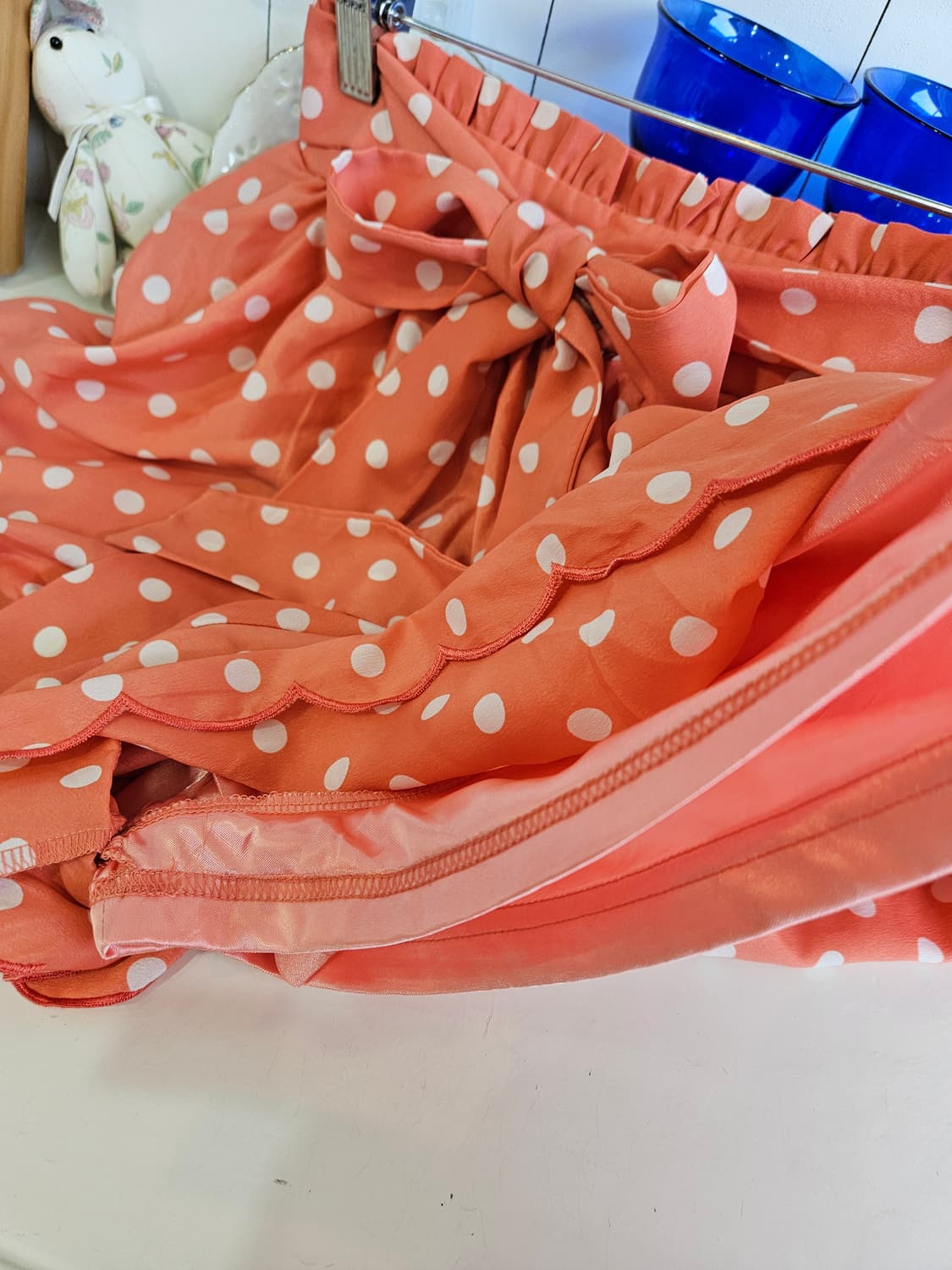 잉그니(INGNI) 도트 리본 큐롯 스커트팬츠 상품이미지6