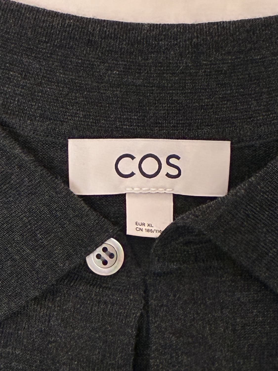 [XL] cos 메리노울 셔츠 차콜 상품이미지4