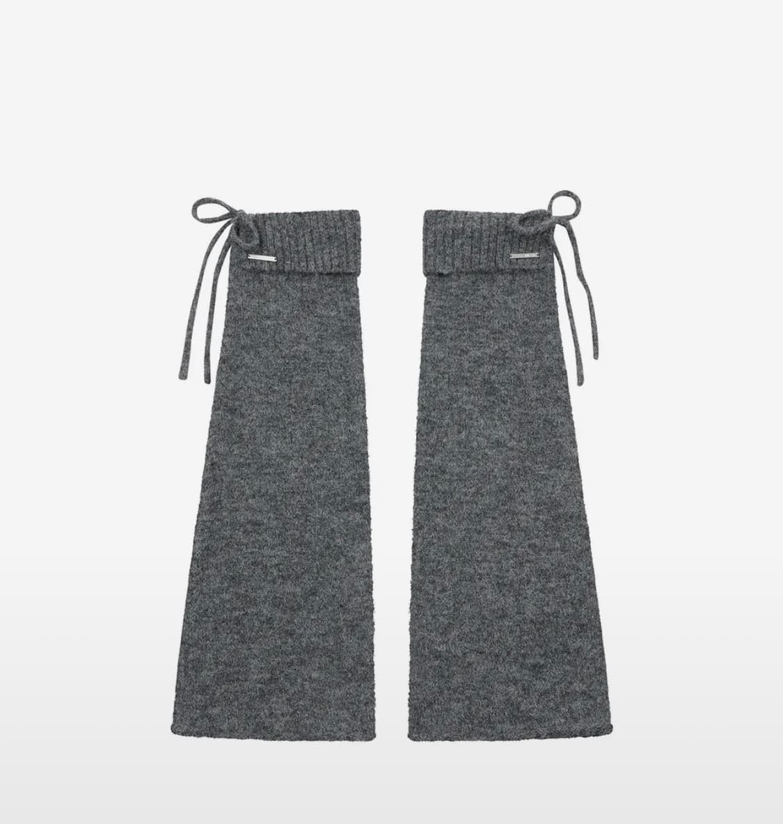 미세키서울 Drawstring leg warmer CHARCOAL 상품이미지1