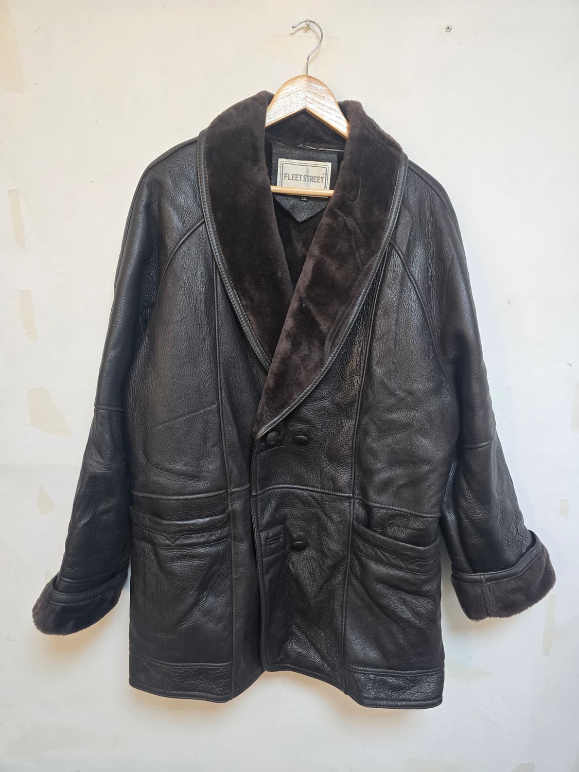 리얼 양가죽 남성 무스탕 자켓 XXL  상품이미지1