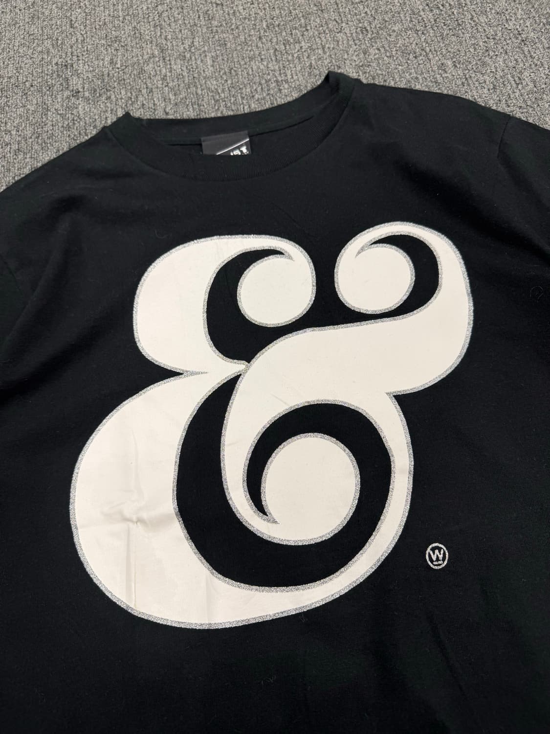 M)BEAMS T 빈티지 프린팅 블랙 반팔 티셔츠 상품이미지2