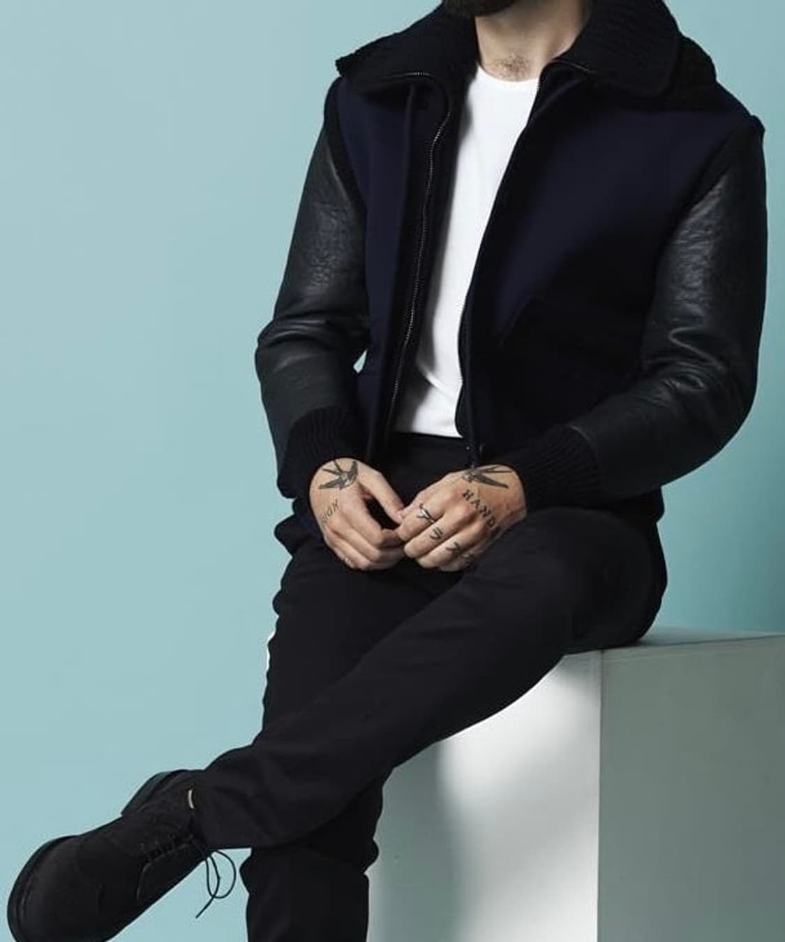 버버리 프로섬 가죽 봄버 자켓 상품이미지3