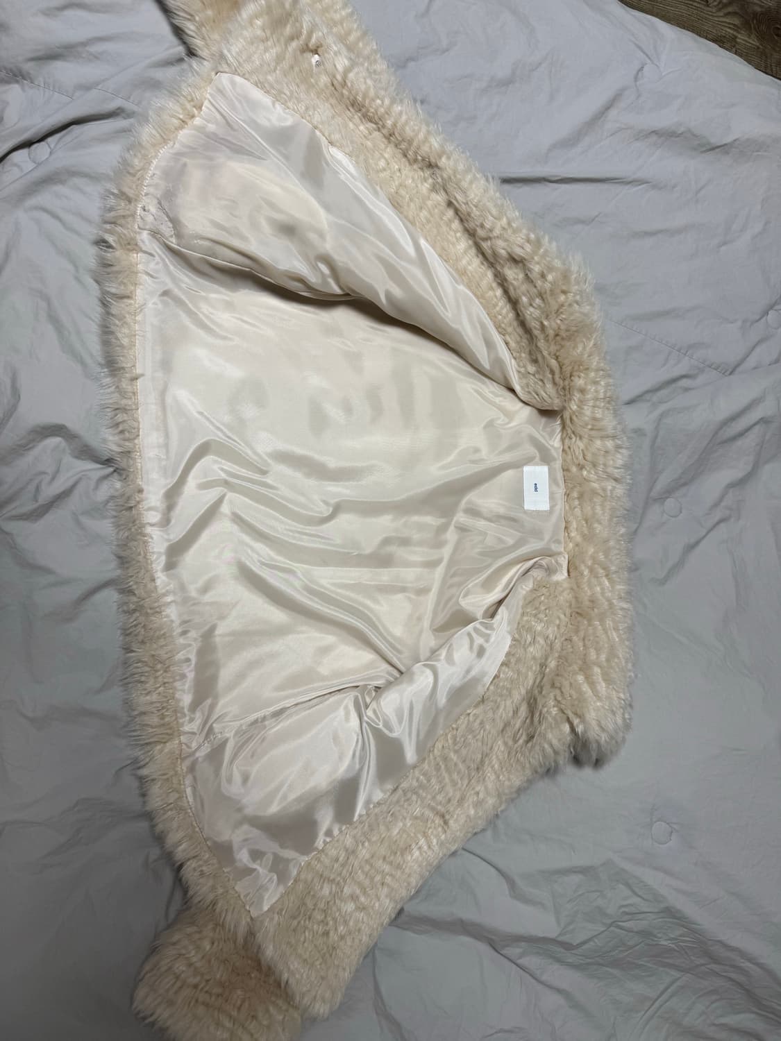 아이보리 퍼자켓 상품이미지6