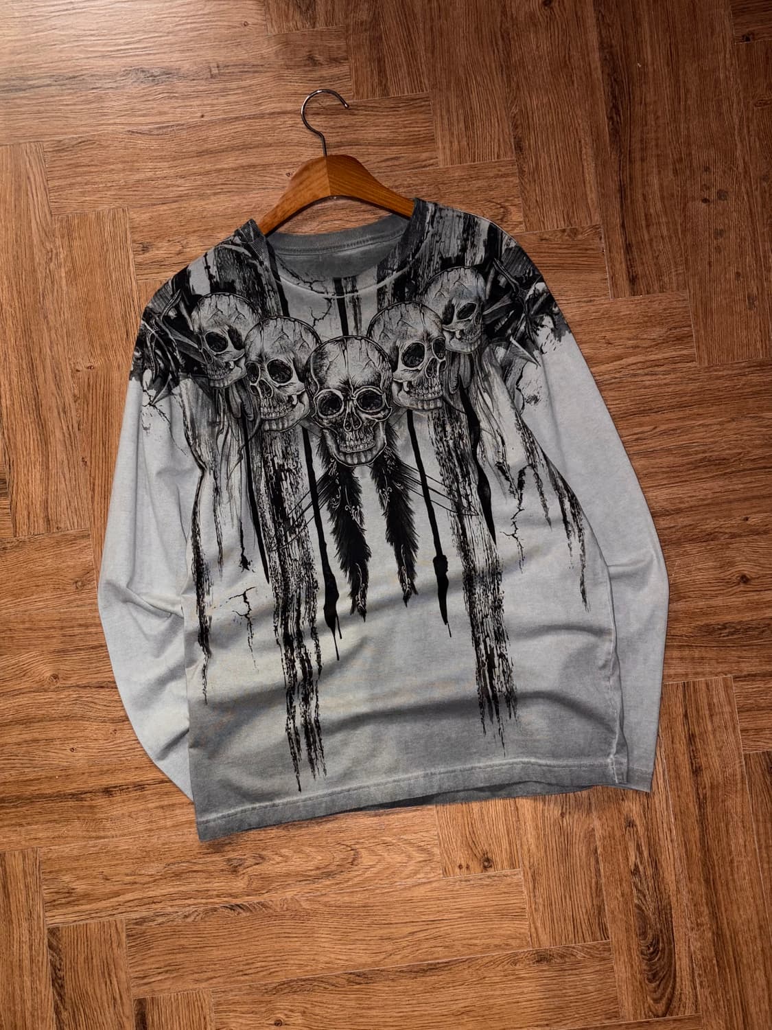 버커루 락시크 해골 롱슬리브 상품이미지1