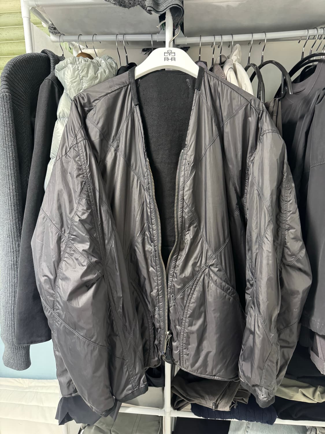 폴리테루 린넨 라이너 롬버스 차콜 3사이즈 상품이미지2