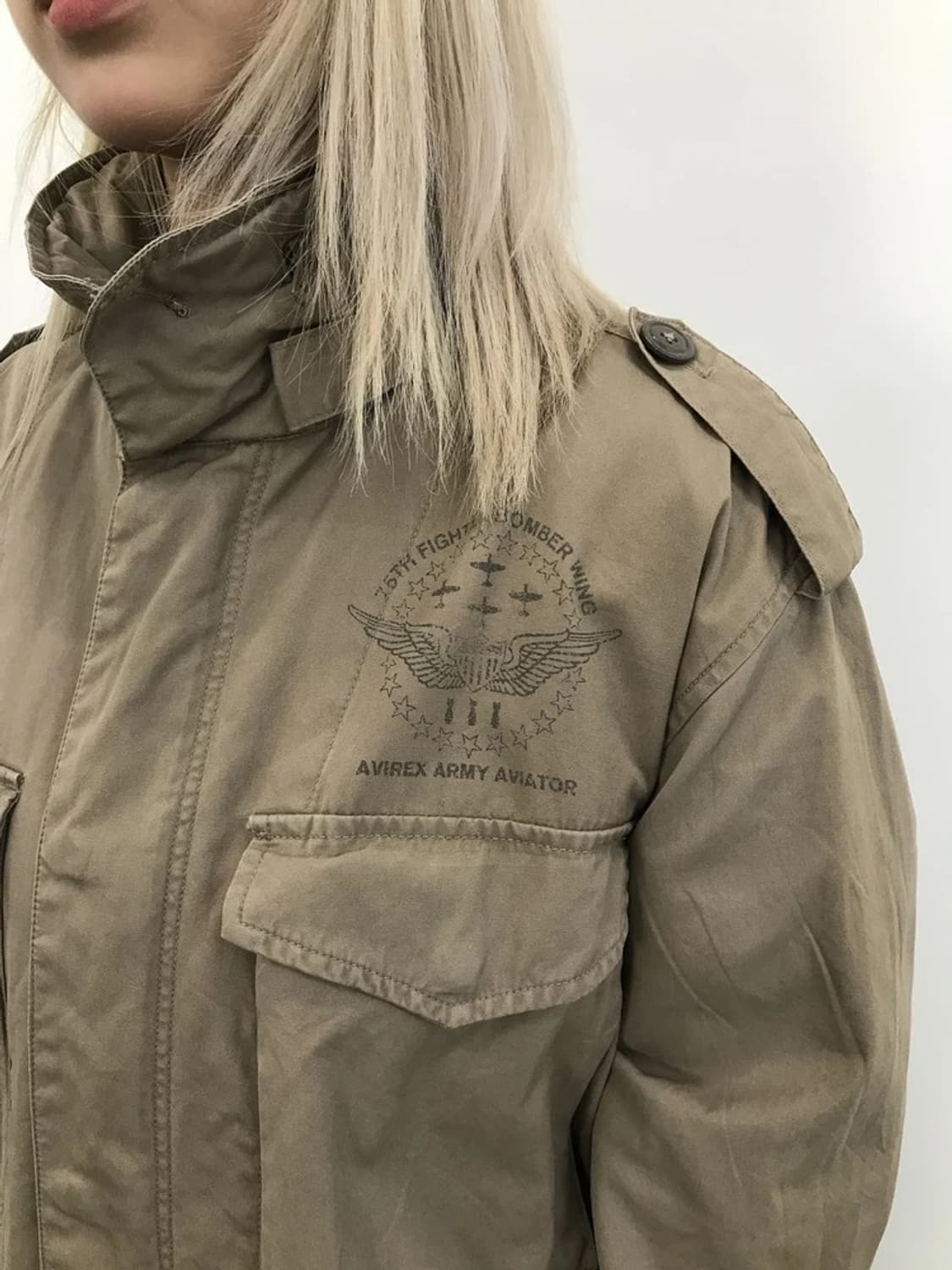 00's Avirex Field Jacket Beige 상품이미지2