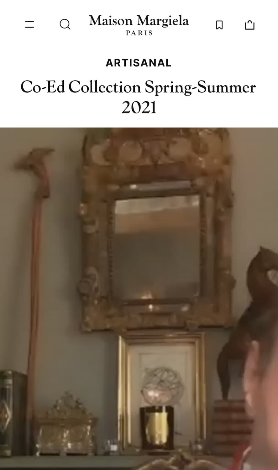 Maison Margiela 2021 존 갈라노 아티저널 컬렉션 스카프 상품이미지4