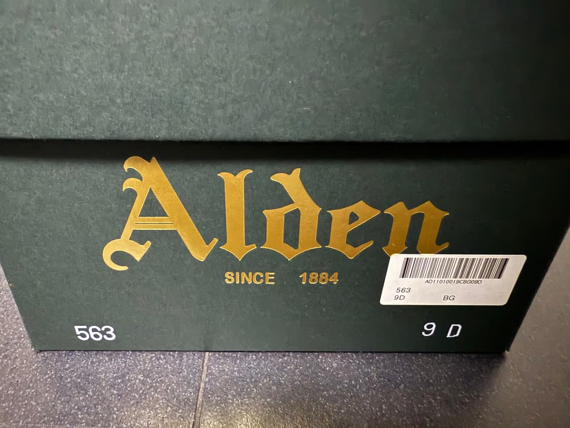 알든 563 9D 코도반 테슬로퍼 미착용 새제품 유니페어 정품 상품이미지6