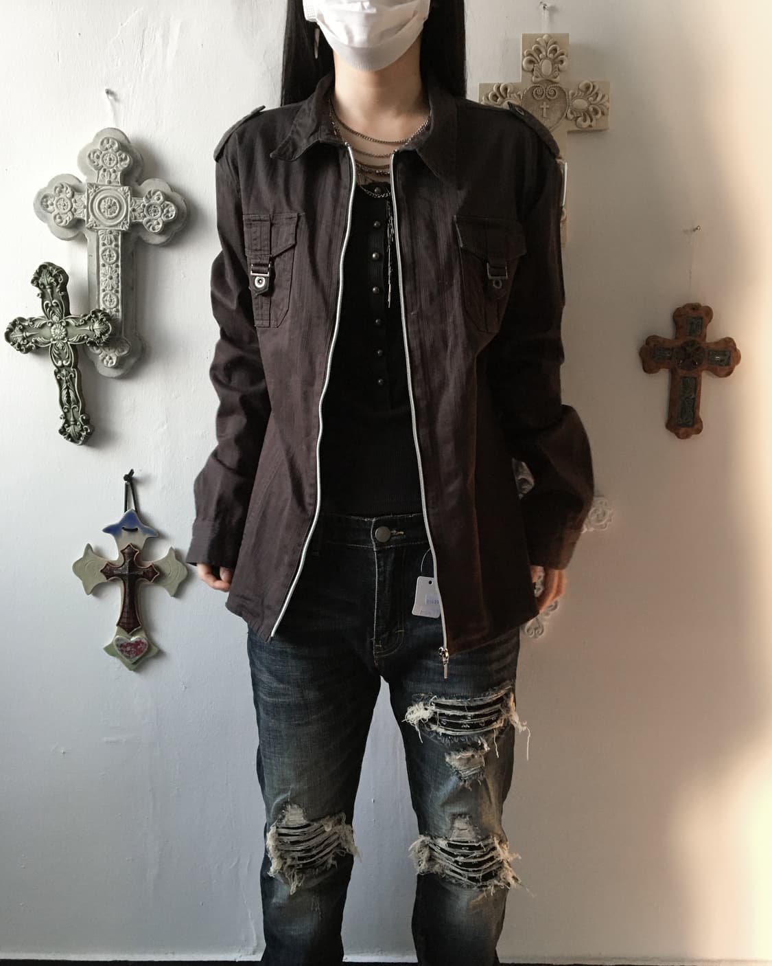 Pocket point shirt zip up 상품이미지9