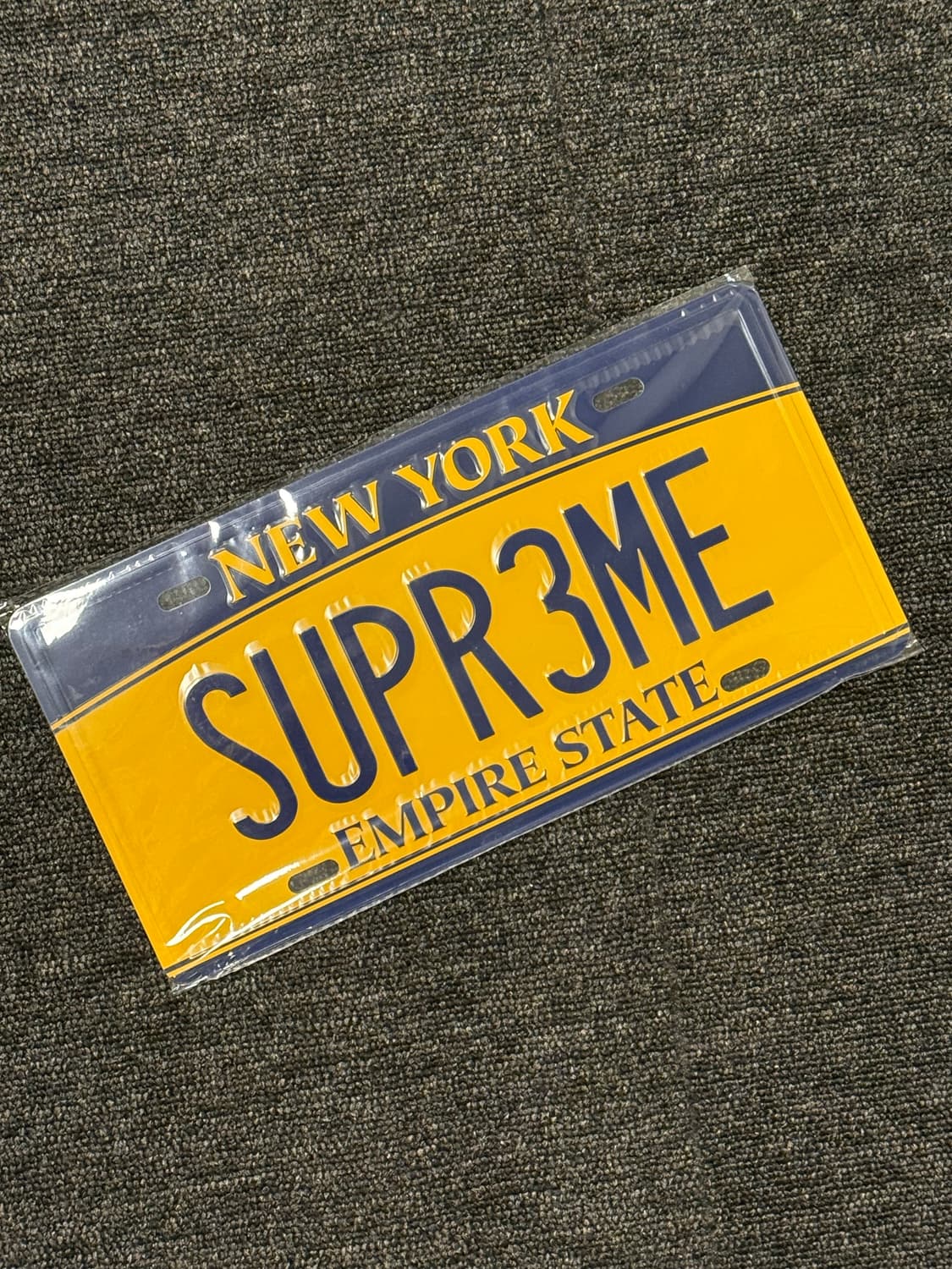 슈프림 번호판 상품이미지1