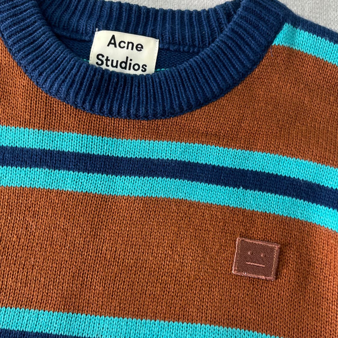 100 아크네 스튜디오 니마 페이스로고 스프라이트 니트 상품이미지2