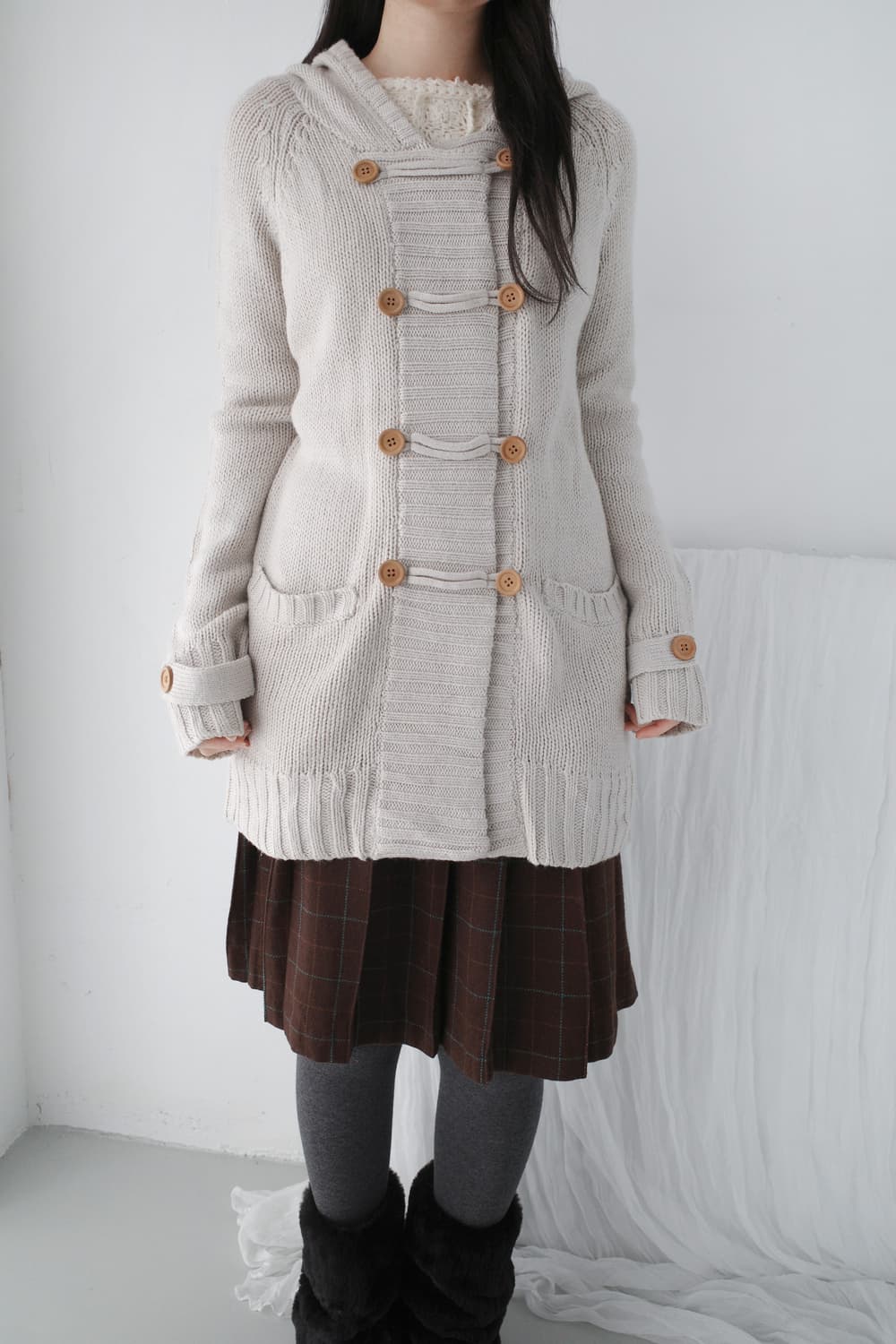 button knit cardigun 상품이미지7