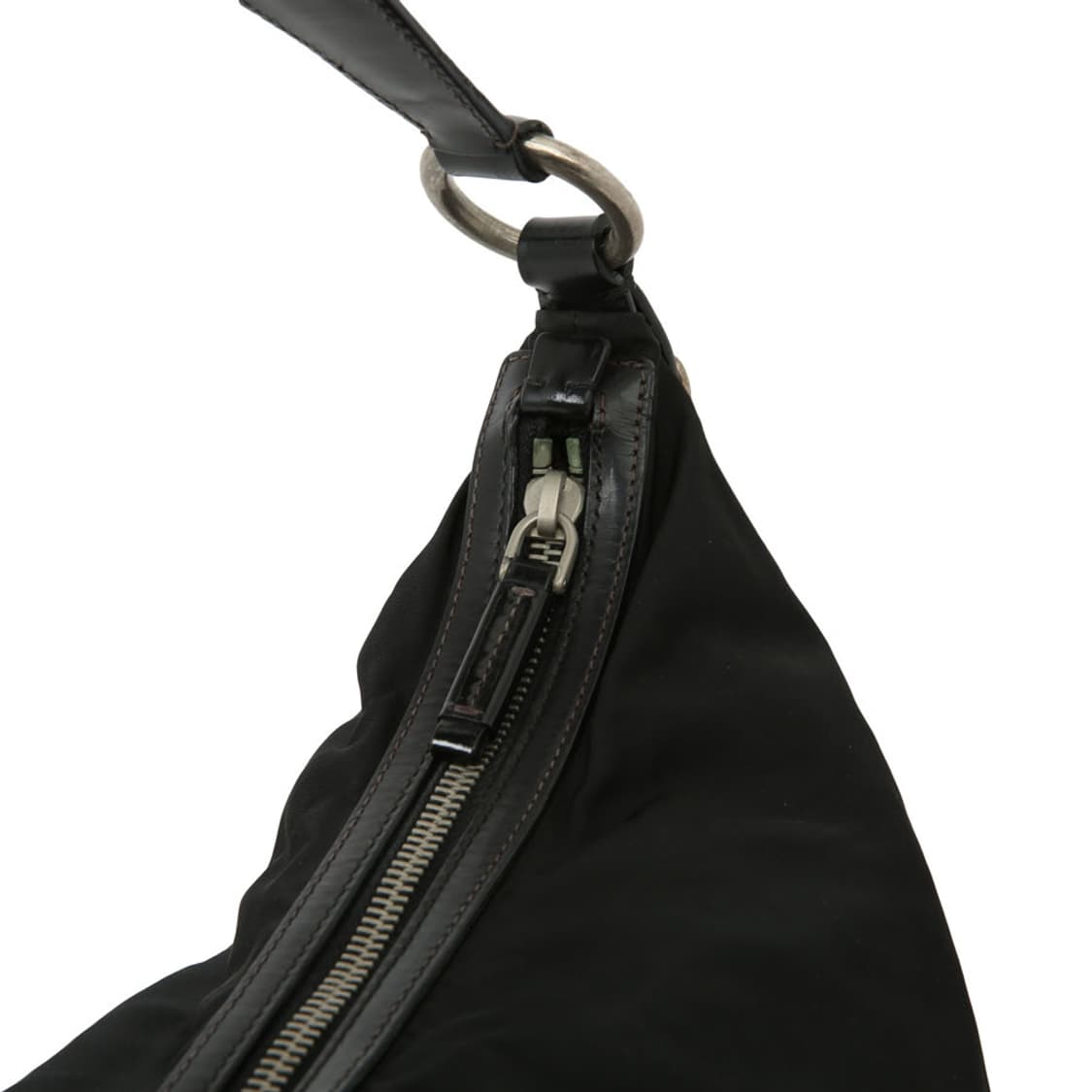 프라다 빈티지 테수토 호보백 블랙 리나일론 숄더백 상품이미지7