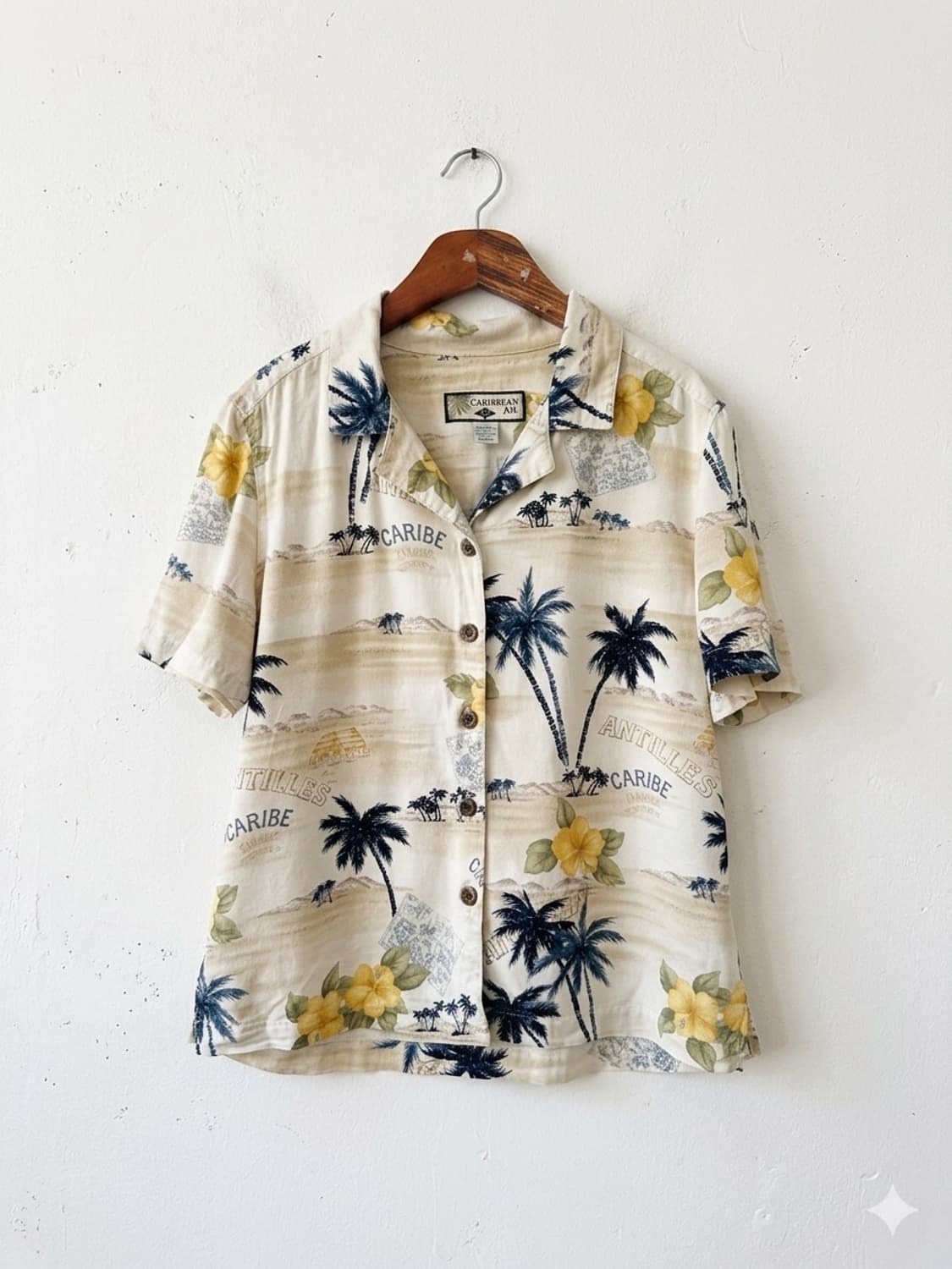 Caribbean Joe 레트로 알로하 셔츠 상품이미지1