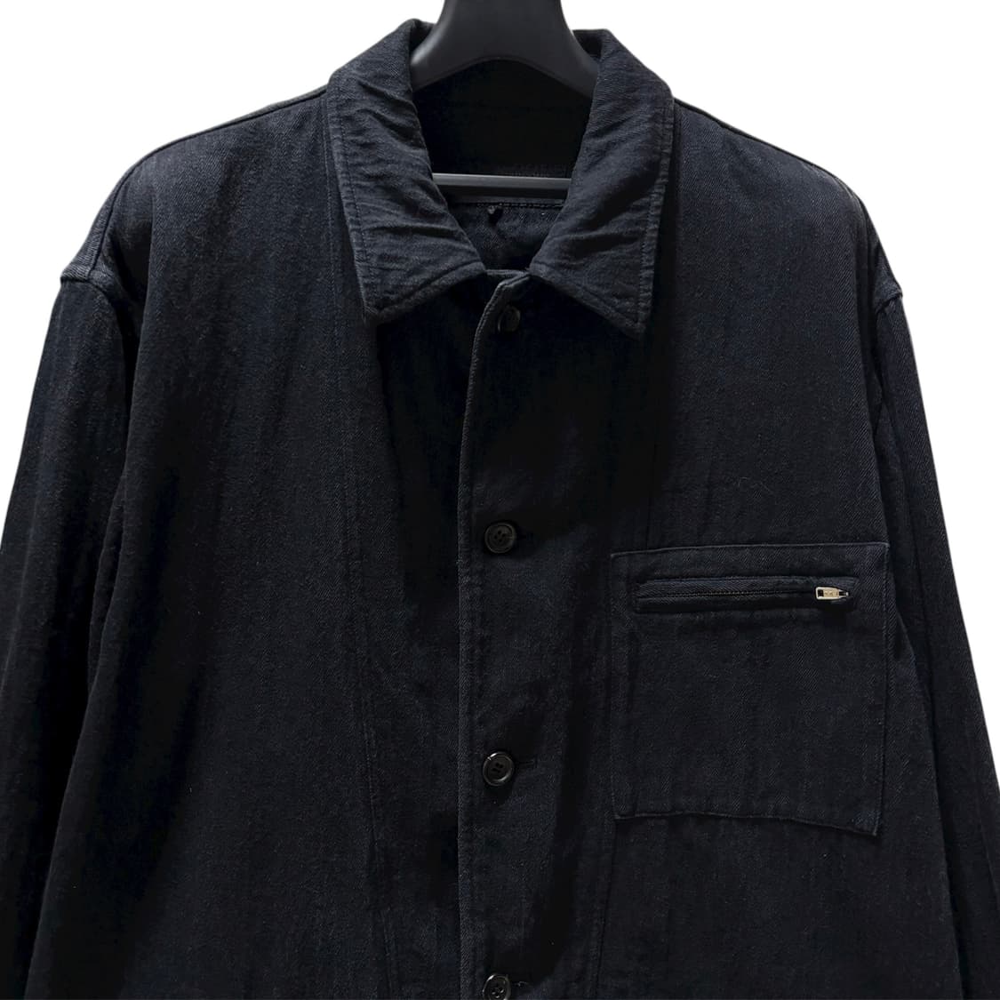 [M] 80‘s 꼼데가르송 옴므 코튼 하프 코트 상품이미지2