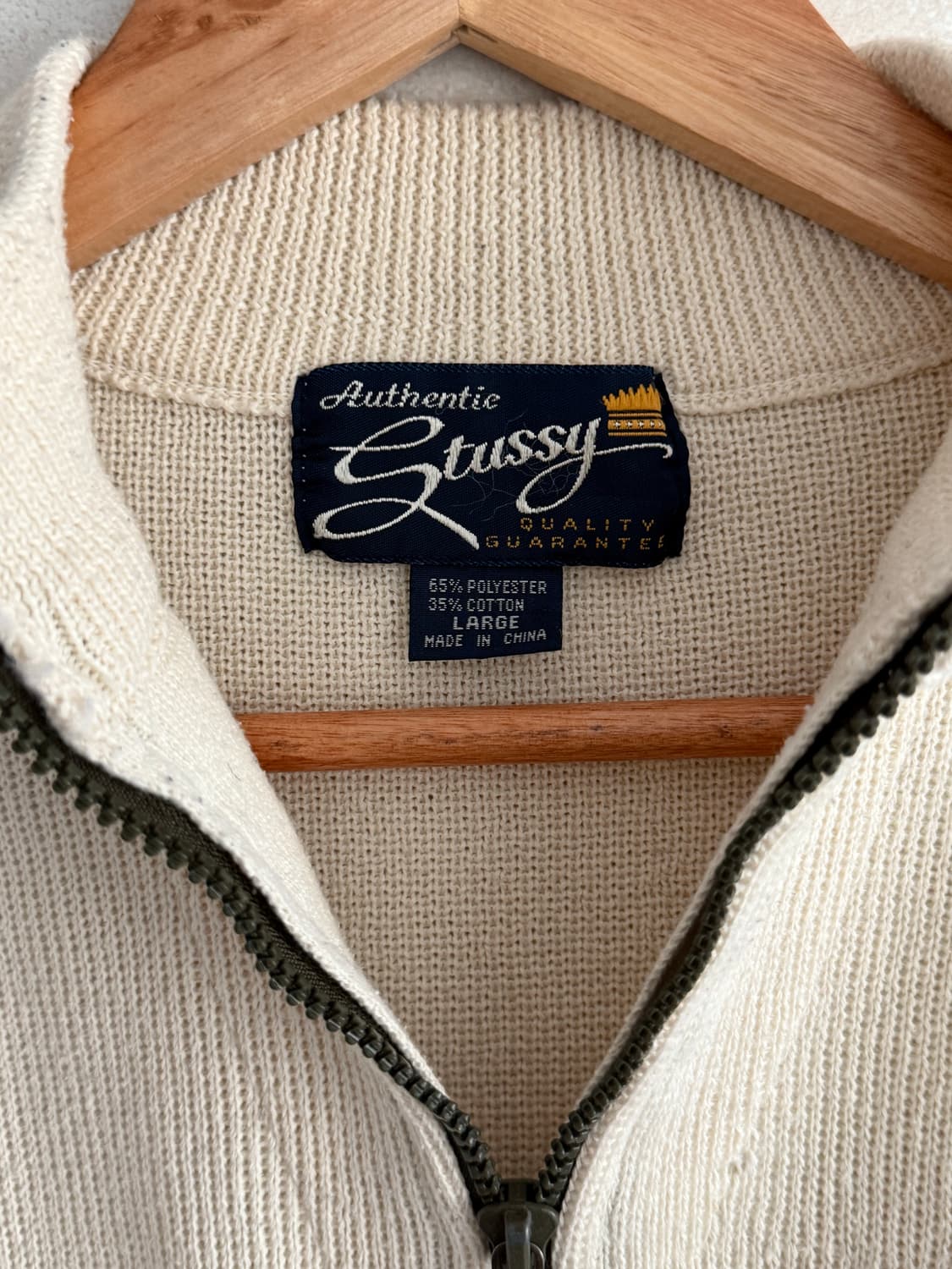 90s 스투시 집업 니트 상품이미지3