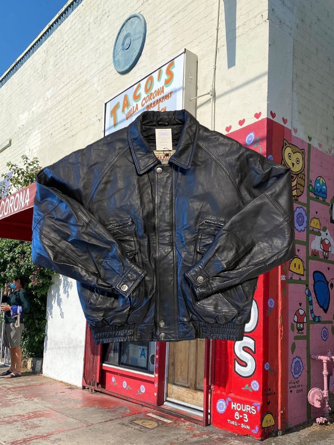 빈티지 레더 자켓 (Man XL) AA1274 상품이미지1