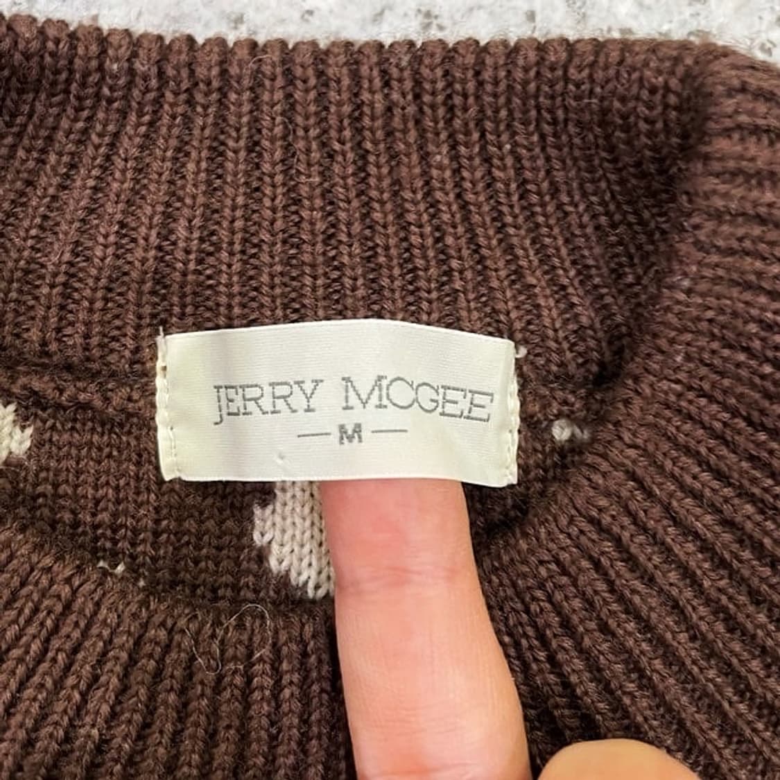 제리맥기 사바나 울 니트 (여성M) 상품이미지3