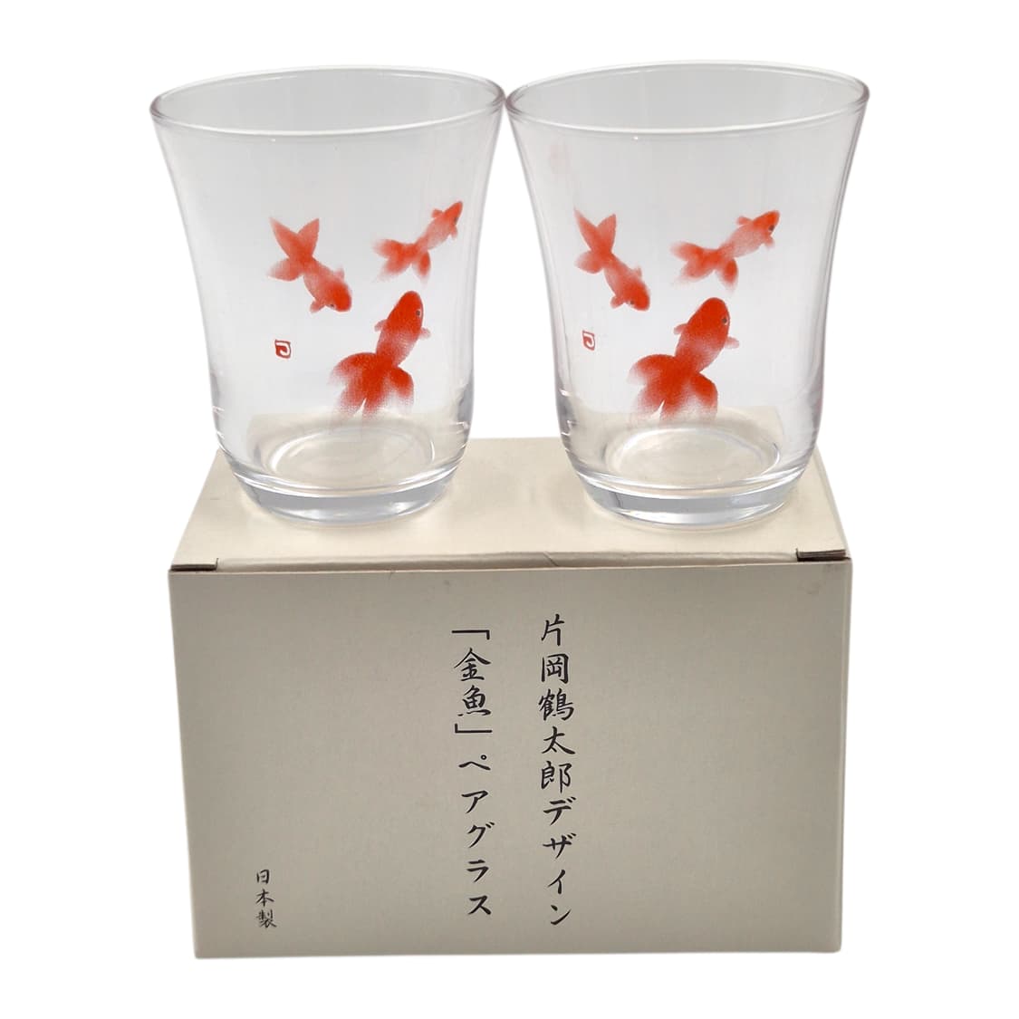 00s 카타오카 츠루타로 금붕어 글라스 세트 상품이미지2
