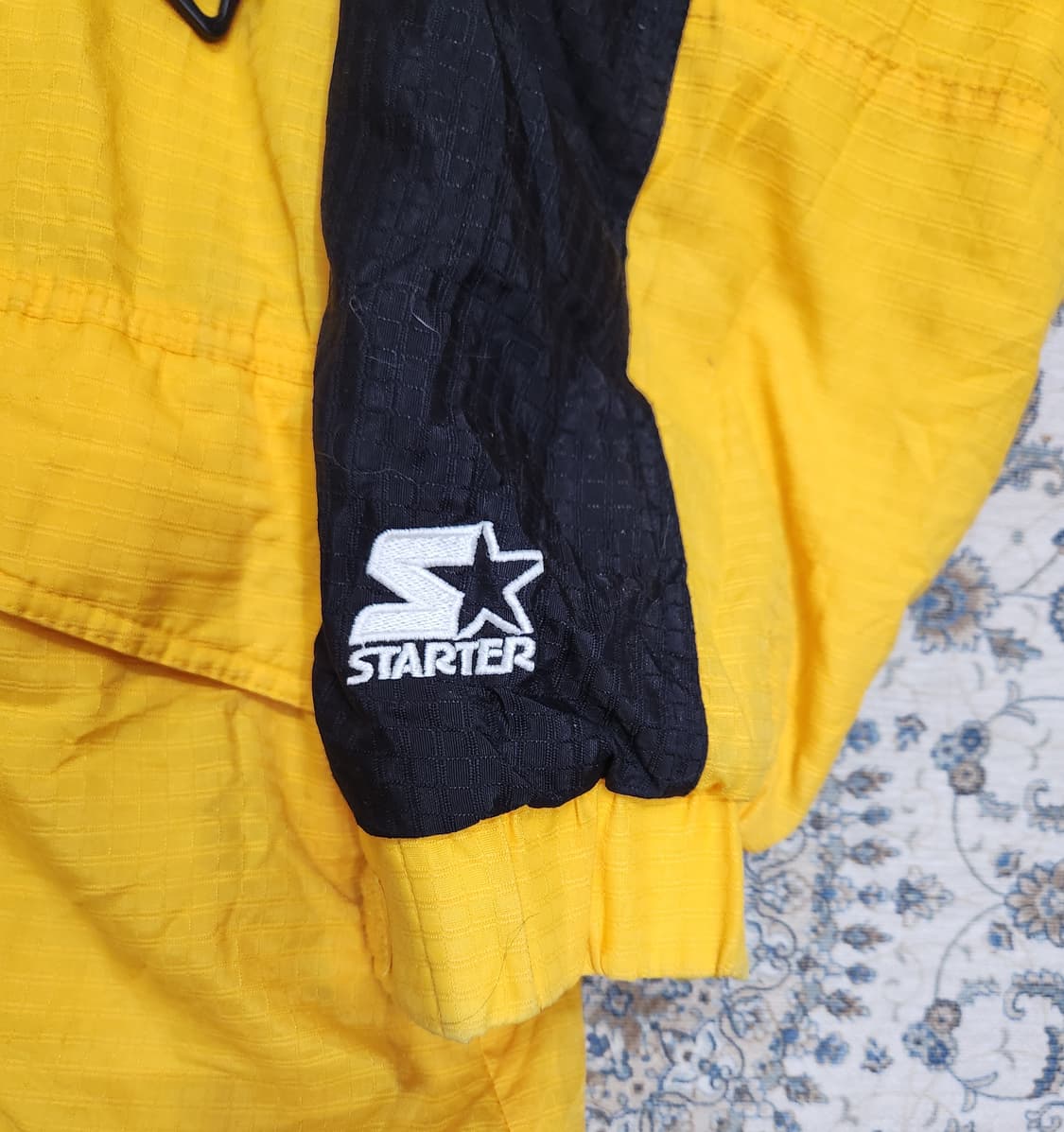 90s 올드스쿨 스타터 X NFL 스틸러스 후드 자켓 2XL 상품이미지6