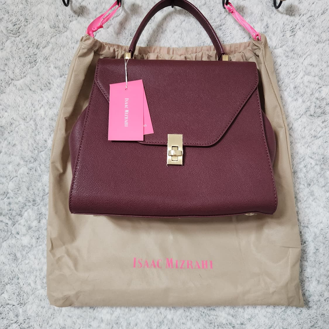 J463 Isaac Mizrahi 소가죽 토트백 가방
 상품이미지1