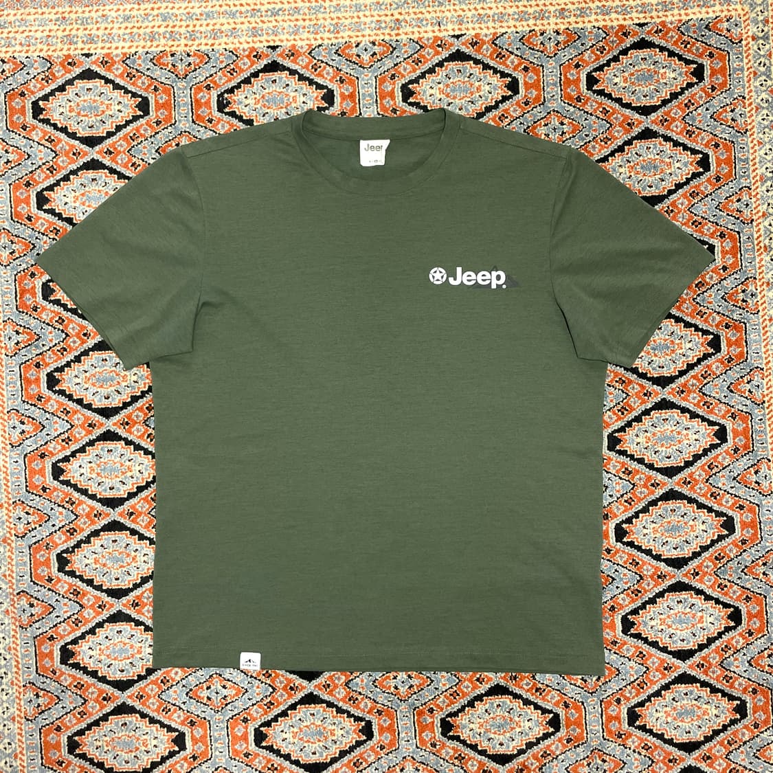  지프 카키 기능성 반팔티셔츠 남성XL 상품이미지1