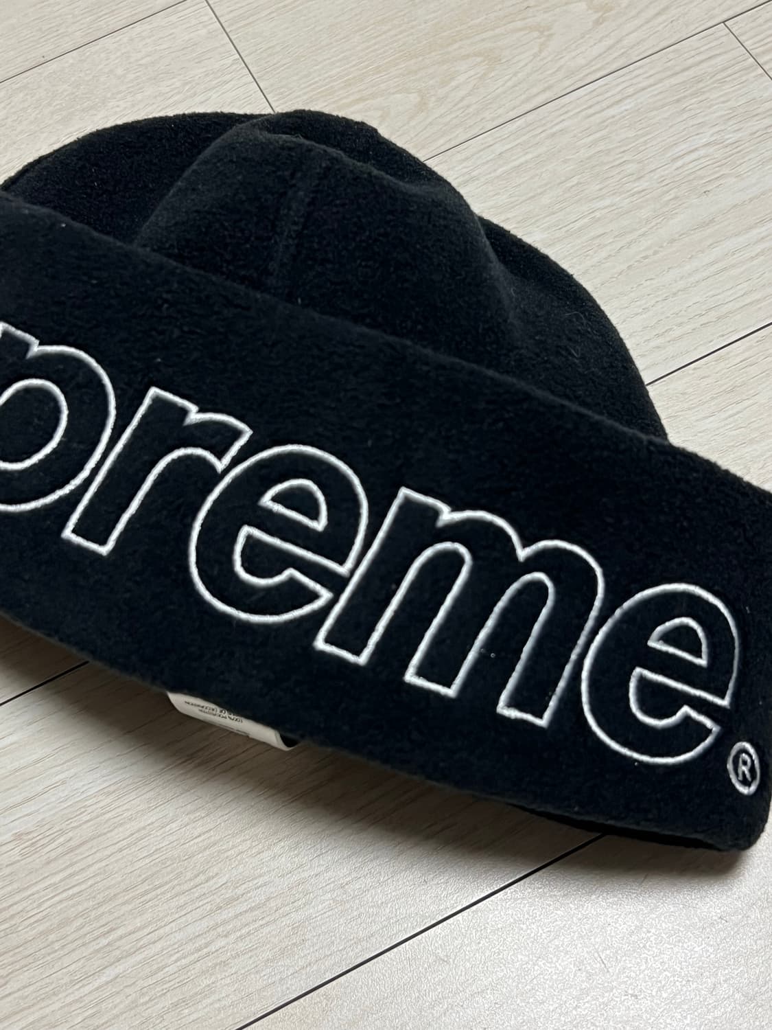 슈프림빅로고폴라텍숏비니 상품이미지2