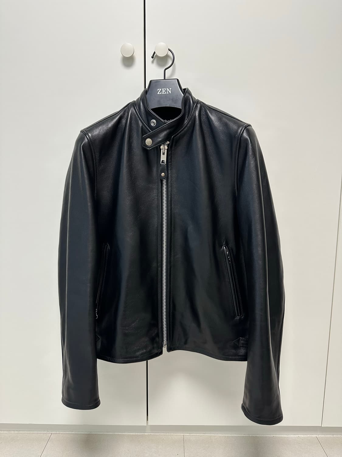 schott 쇼트 바이커 라이더 자켓 상품이미지6