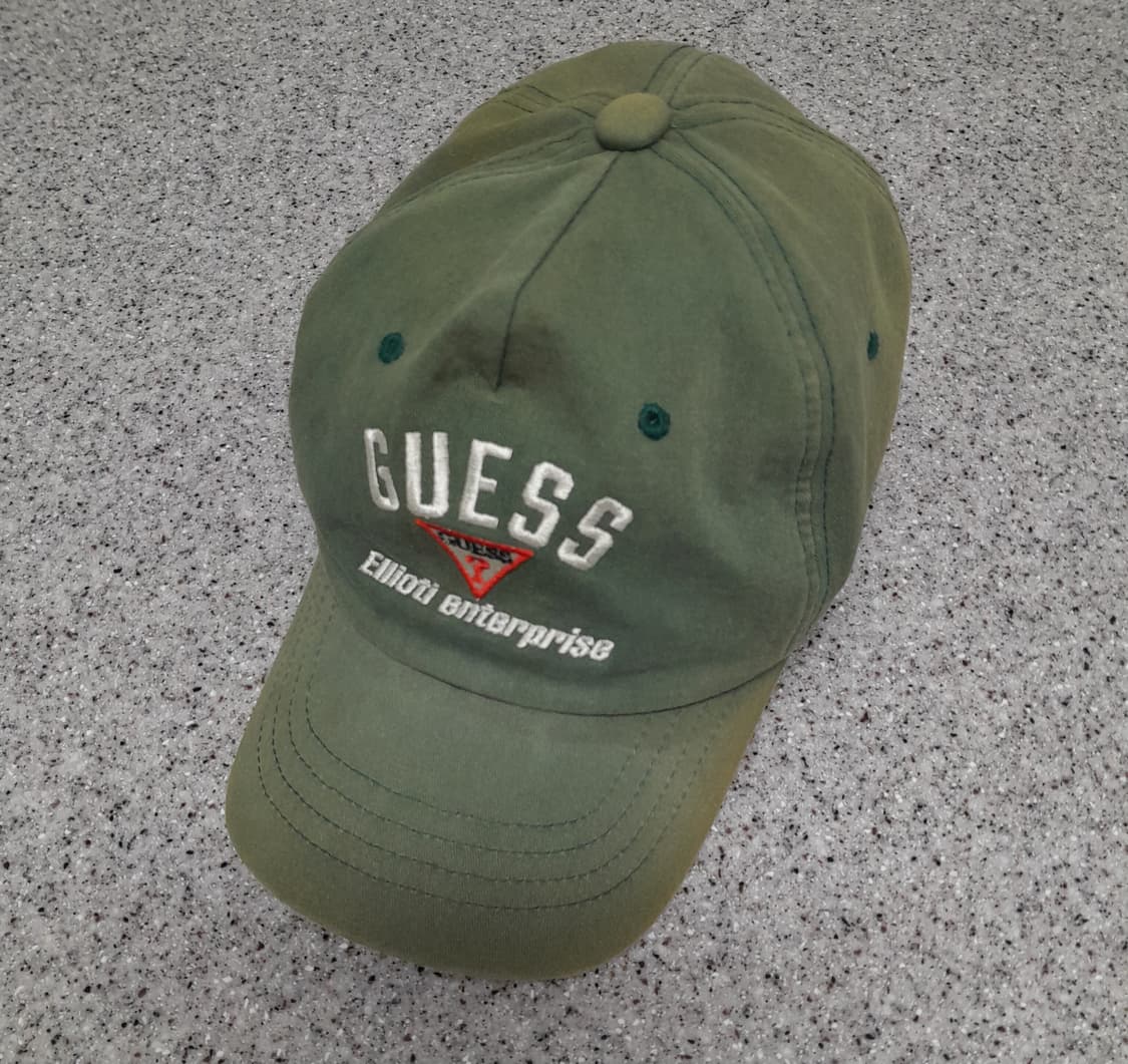 💥엘리오티 x 게스 빈티지워싱 볼캡 (카키)
 상품이미지1