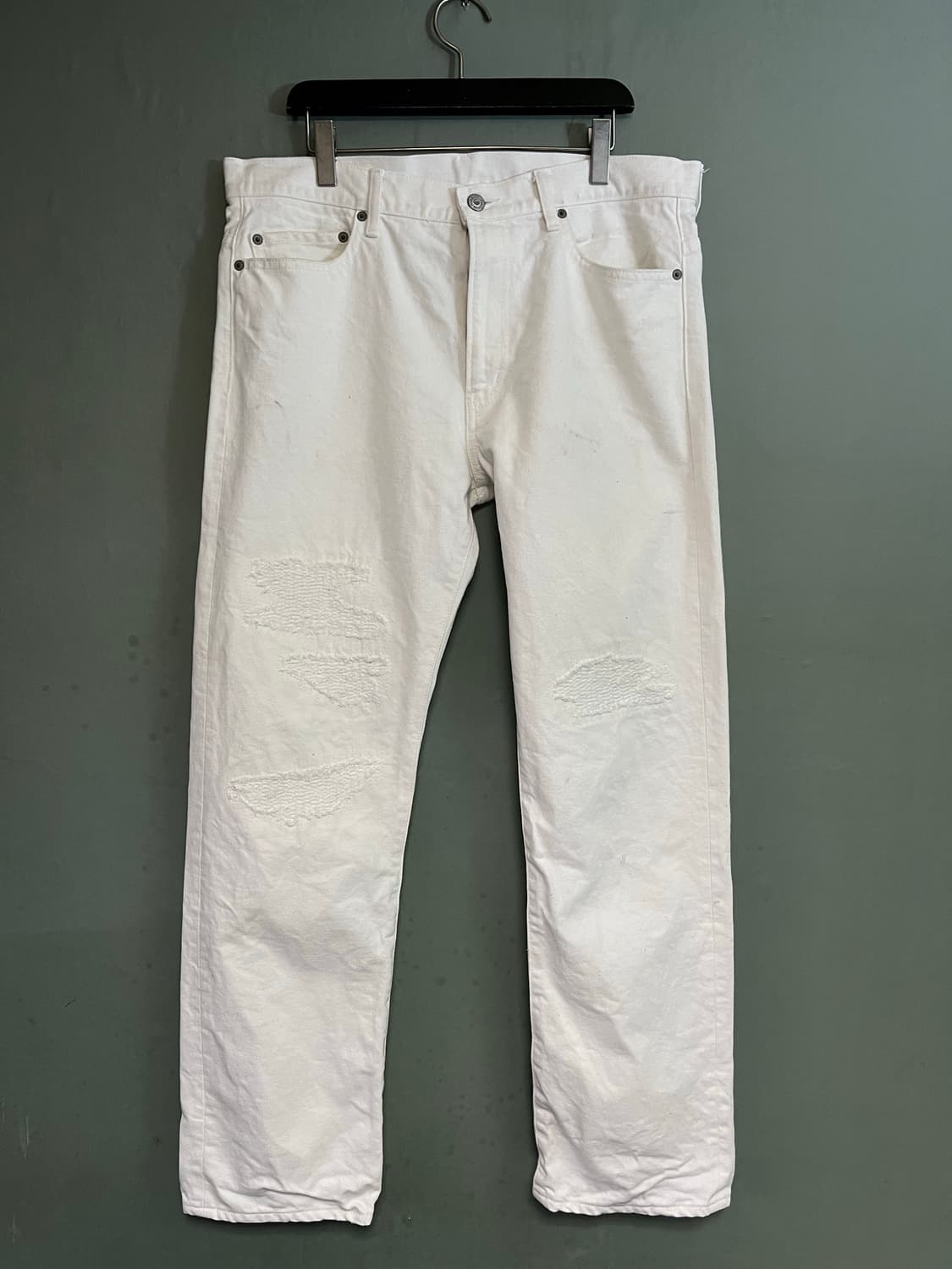 Rats 화이트 크래쉬 데님 L  상품이미지1