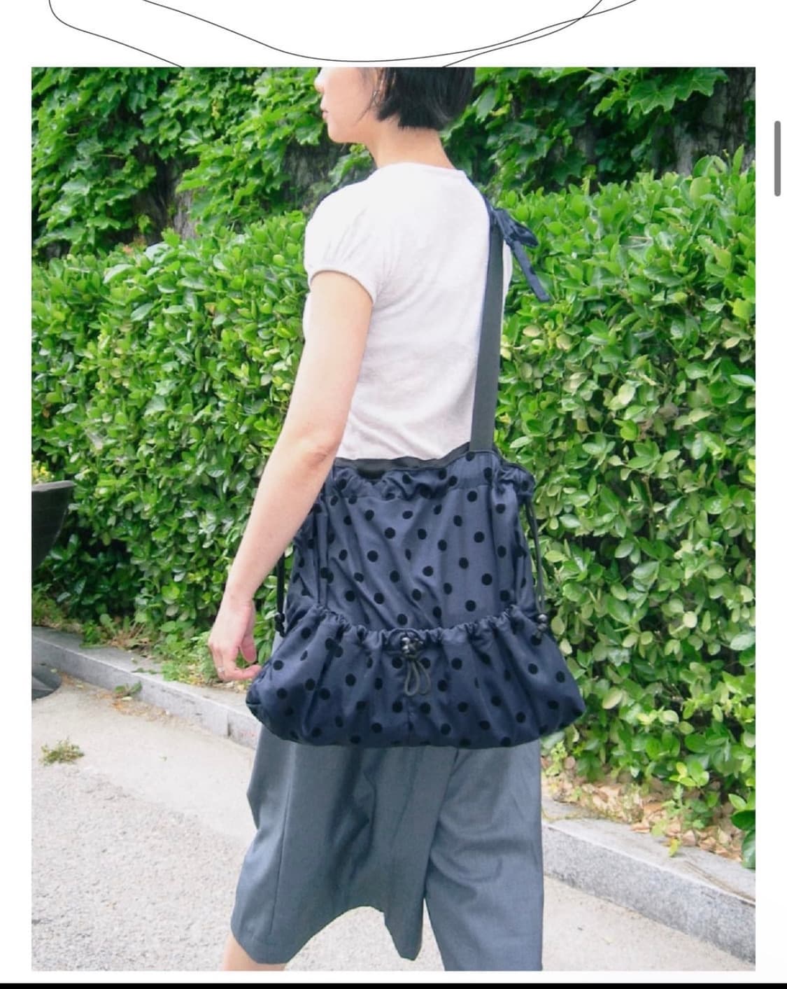 캔버스가든 투웨이 땡땡이 가방  상품이미지3