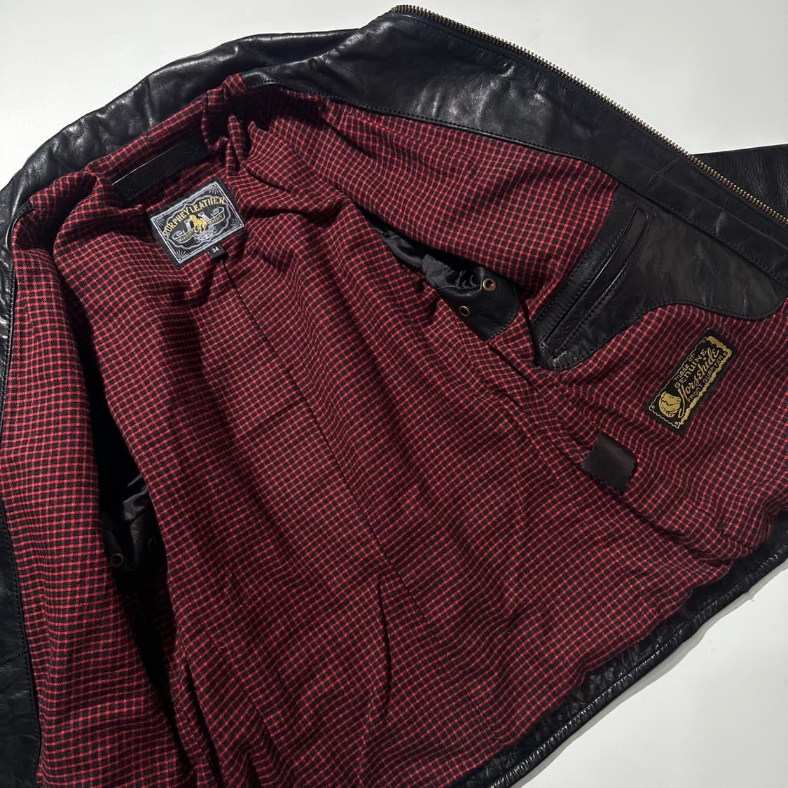 Curphey Leather 홀스하이드 레더 싱글 자켓 상품이미지8