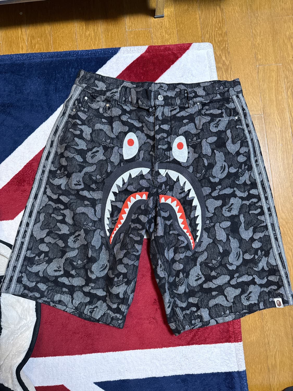 (L) 아디다스 x 베이프 샤크 데님 상품이미지1