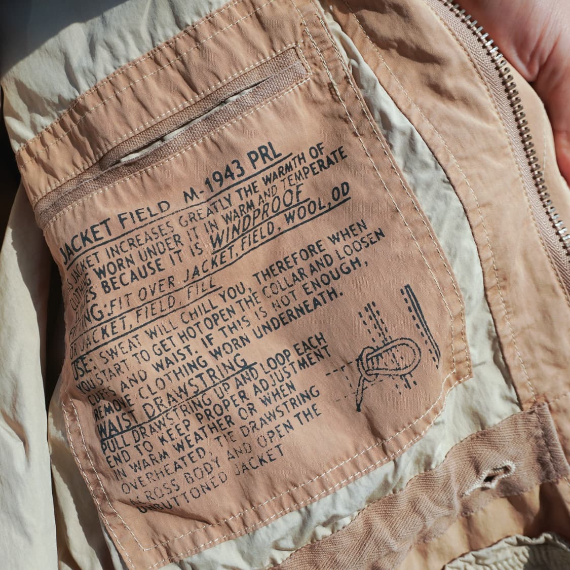 폴로 랄프로렌 m65 m43 베이지 필드 자켓 상품이미지8