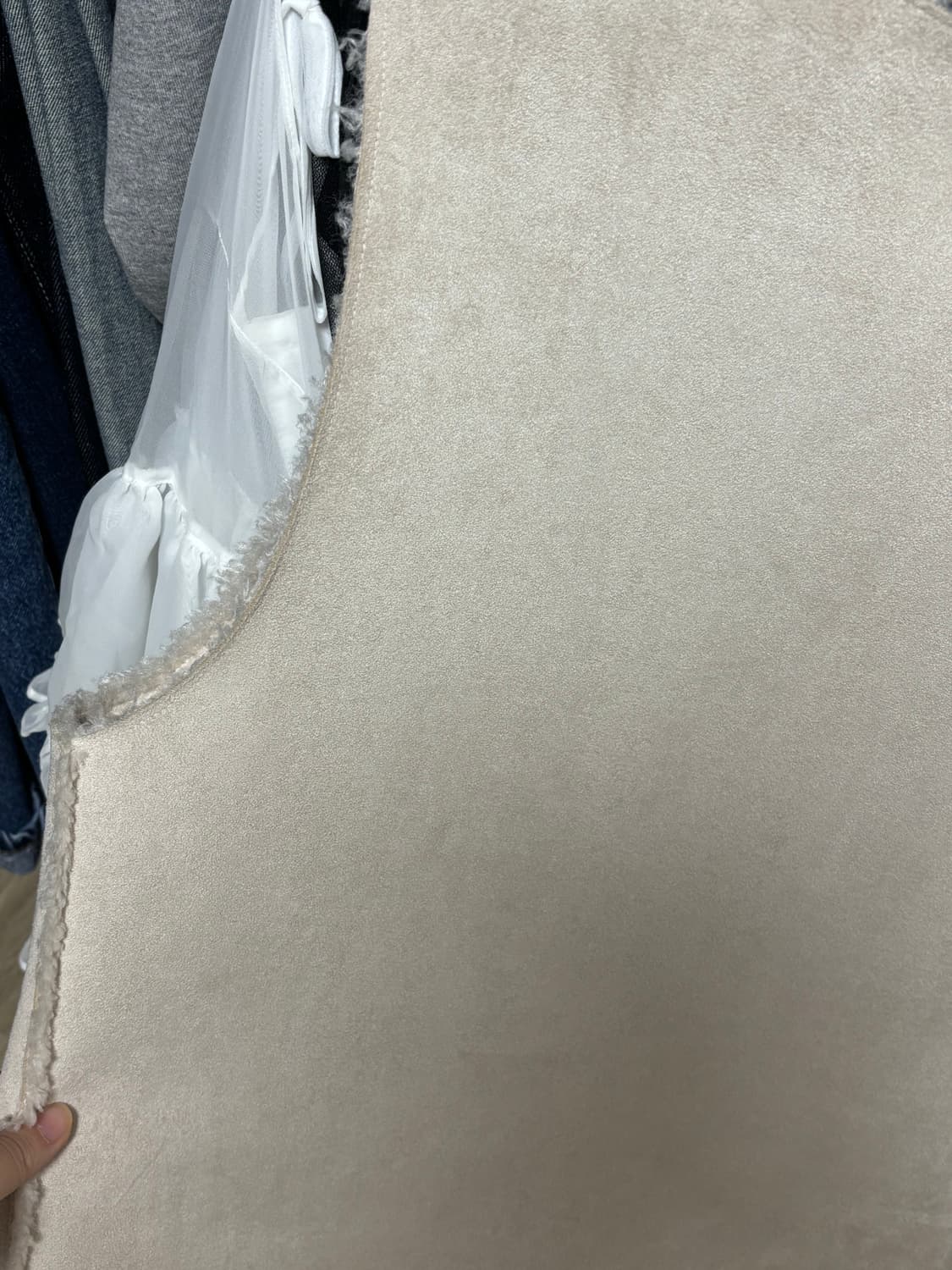 무스탕 조끼 상품이미지5