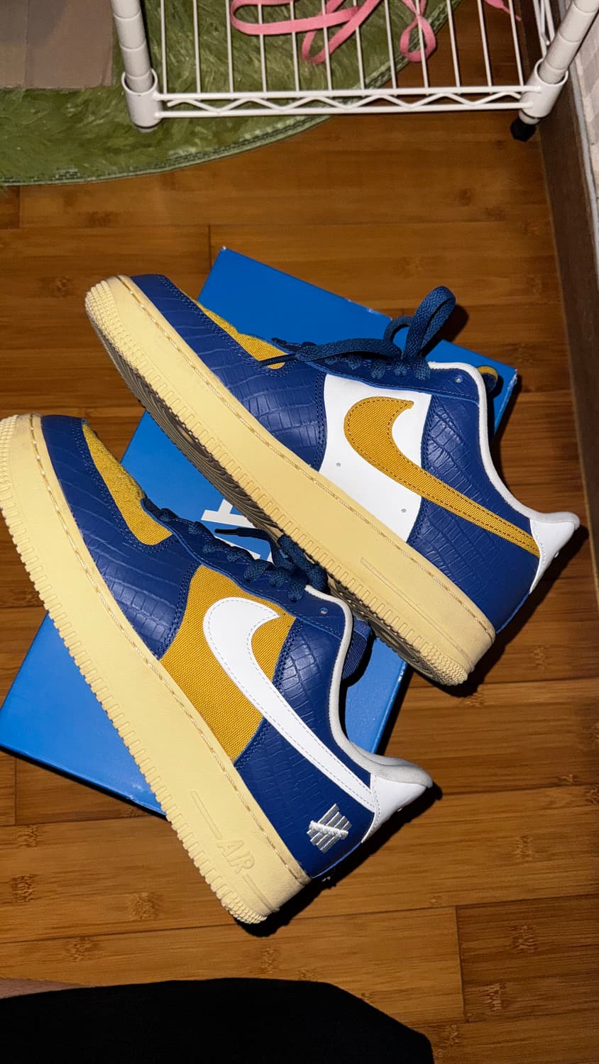 (265) 나이키 언디핏 에어포스 1 코트 블루 상품이미지1