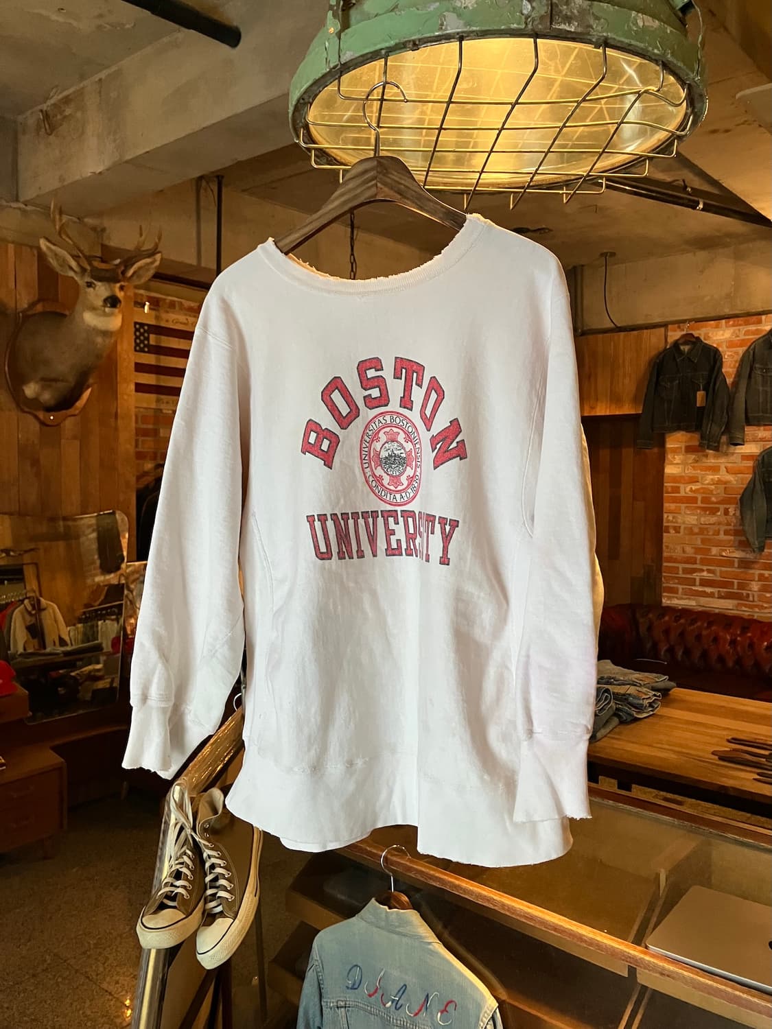 80s USA 빈티지 챔피온 리버스위브 스웻 셔츠 맨투맨 상품이미지2