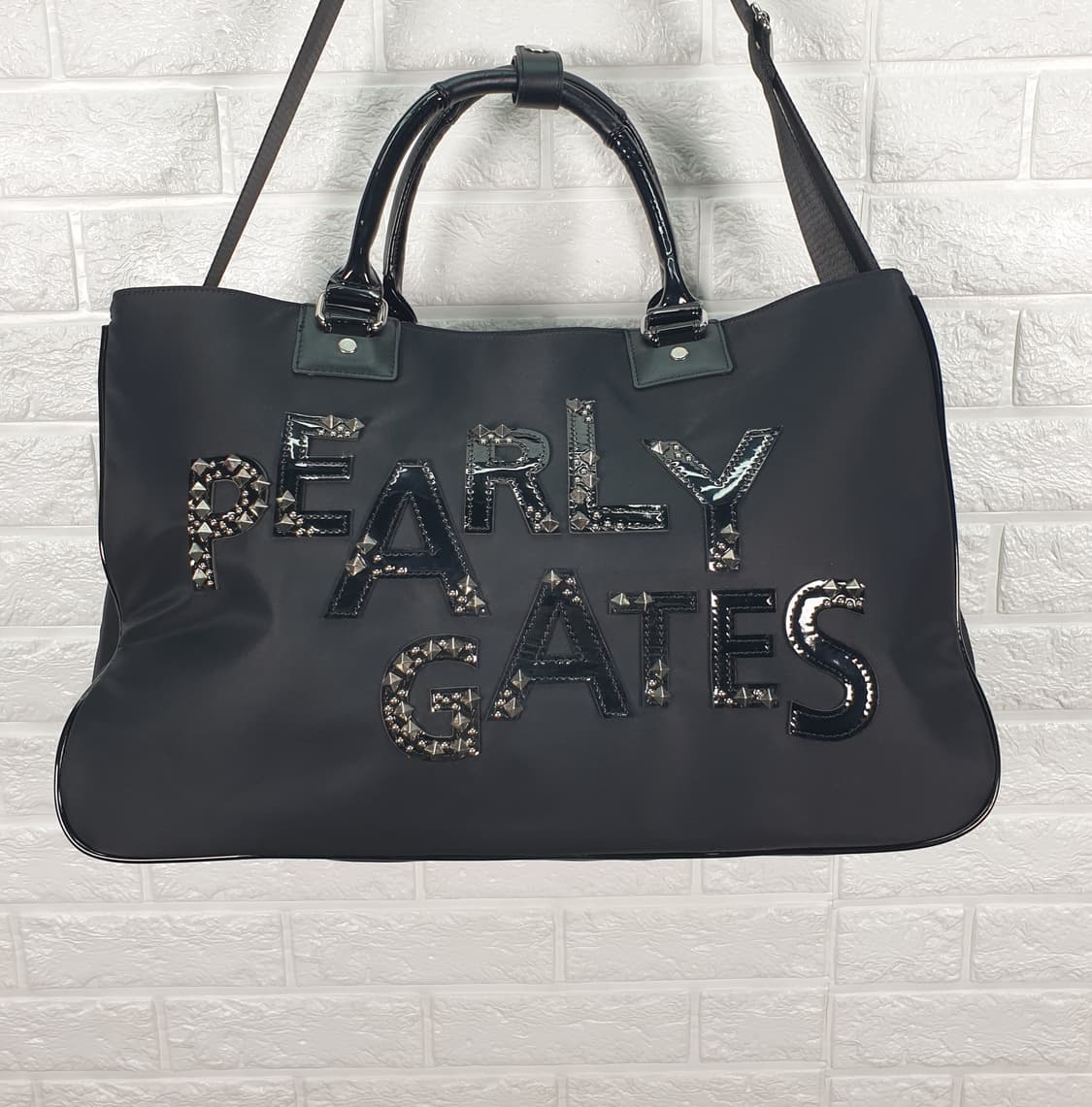 파리게이츠 스터드로고 보스턴백 상품이미지4