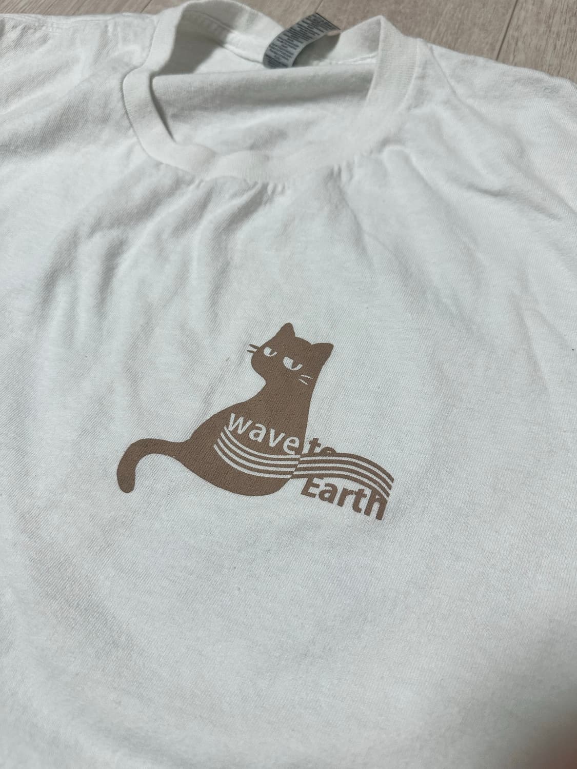 웨이브 투 어스 0.03 2024 북미 투어 티셔츠 화이트 L 상품이미지4