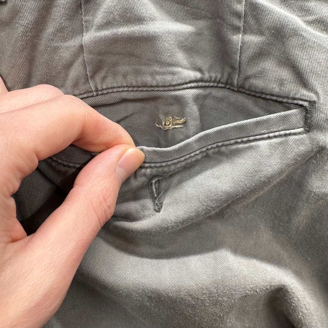 폴로 랄프로렌 스트레치 치노 팬츠 후면 포니 로고 포인트 그레이 상품이미지10