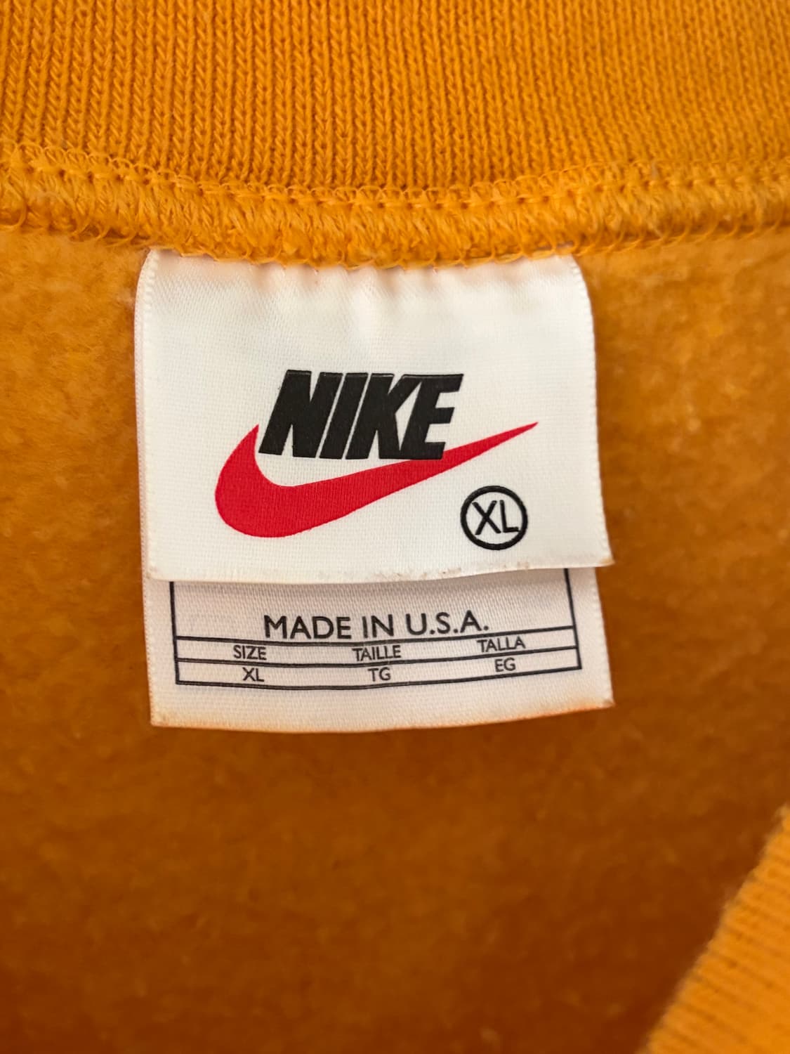 90s USA 나이키 스우시 스웻셔츠 상품이미지3