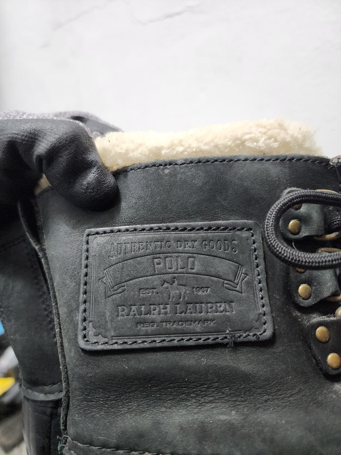 폴로 아메카지 레인 무스탕 덕부츠 상품이미지6