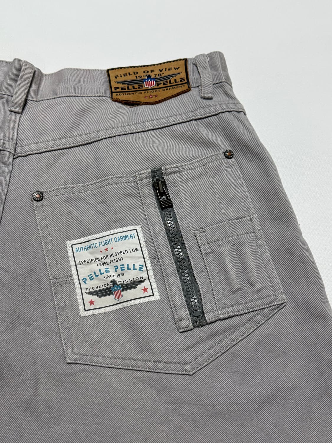 90s Pelle Pelle 지퍼 디테일 워크 팬츠 펠레펠레 상품이미지3