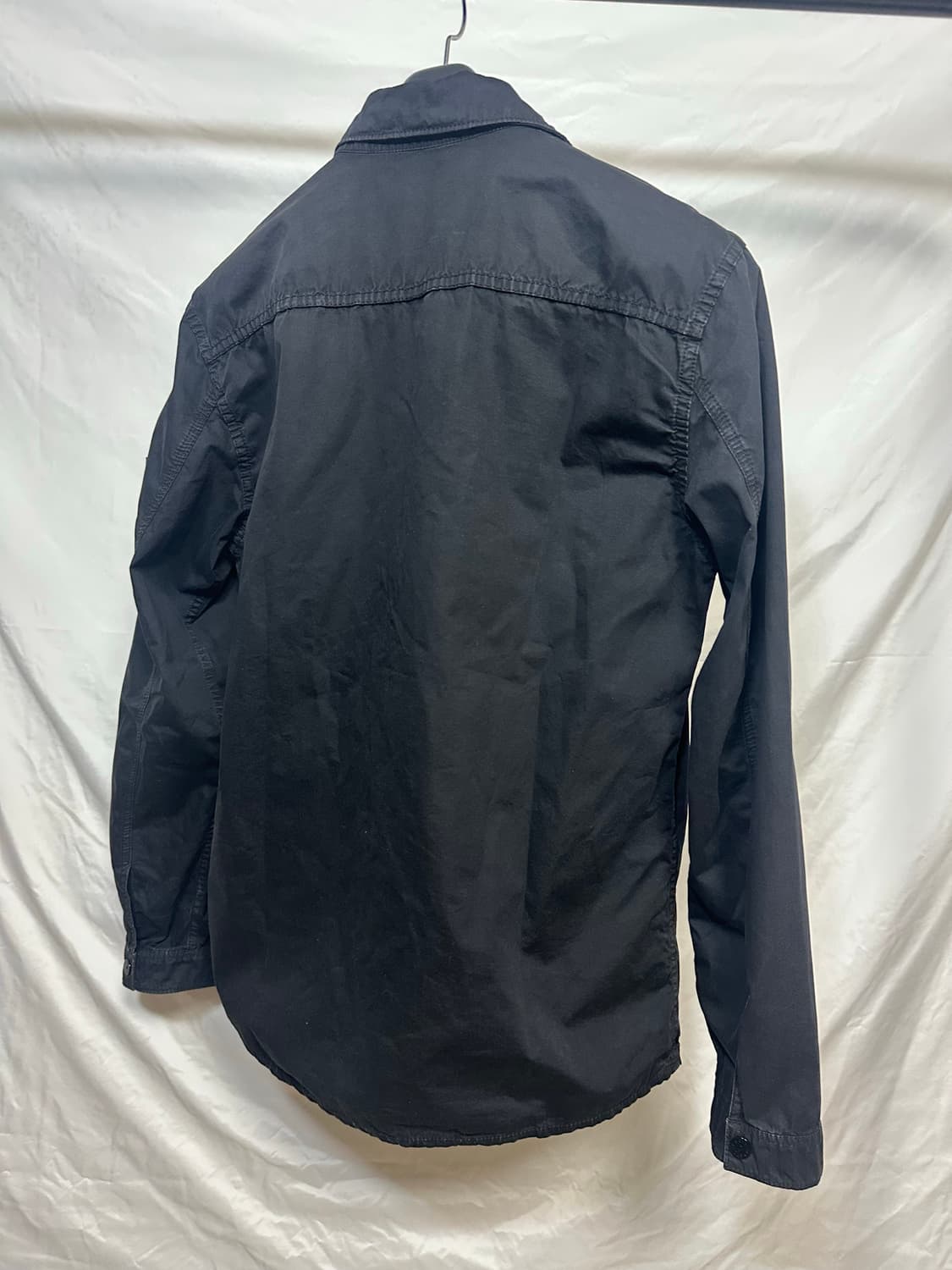 스톤아일랜드 올드이펙트 오버셔츠 블랙 (M) 상품이미지2