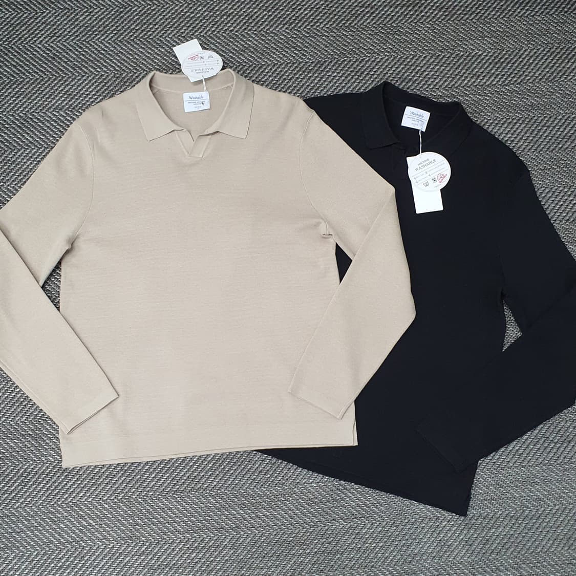 미착용 지오지아 면니트 카라티 남자105 (2벌가격) 상품이미지1